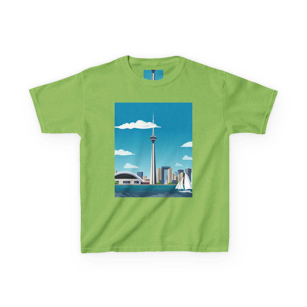 Toronto Skyline Kids Tee — CN Tower & Harbourfront Graphic Shirt