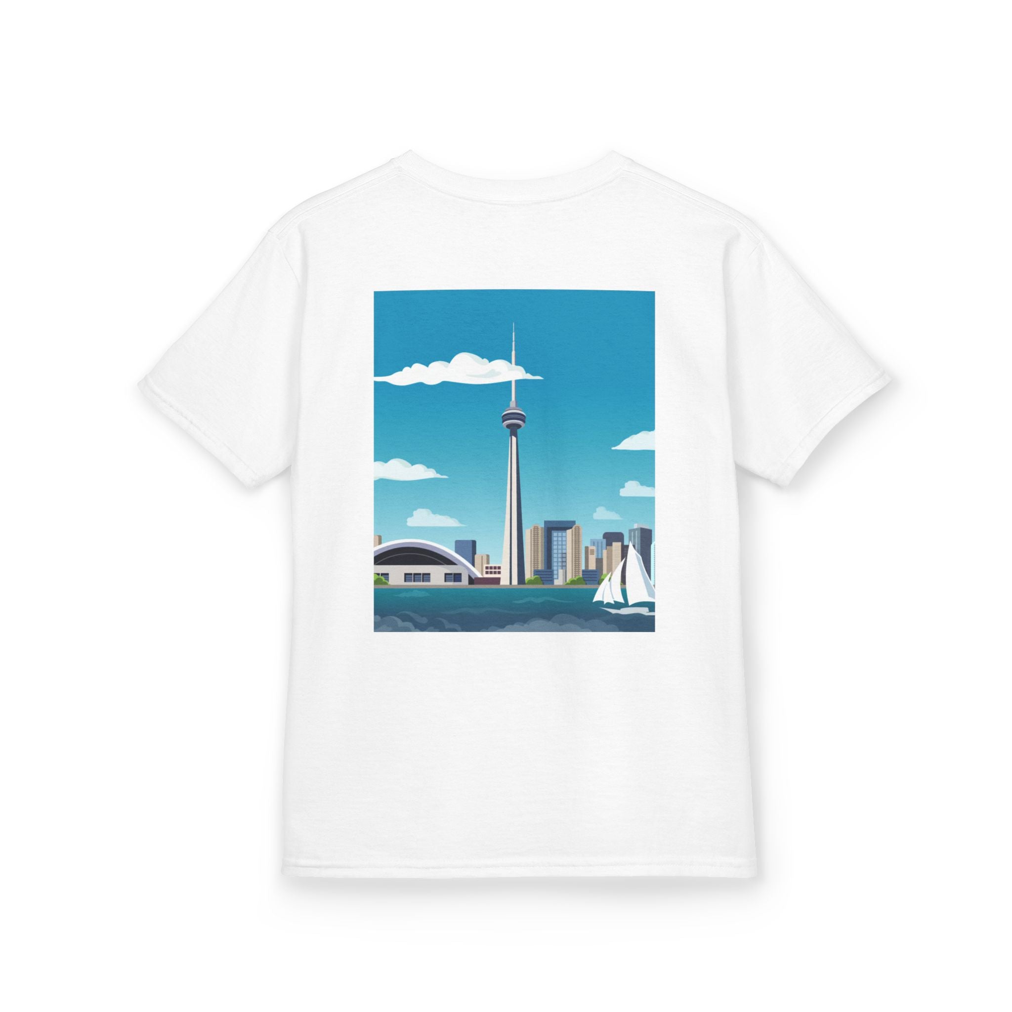 Toronto Skyline Kids Tee — CN Tower & Harbourfront Graphic Shirt
