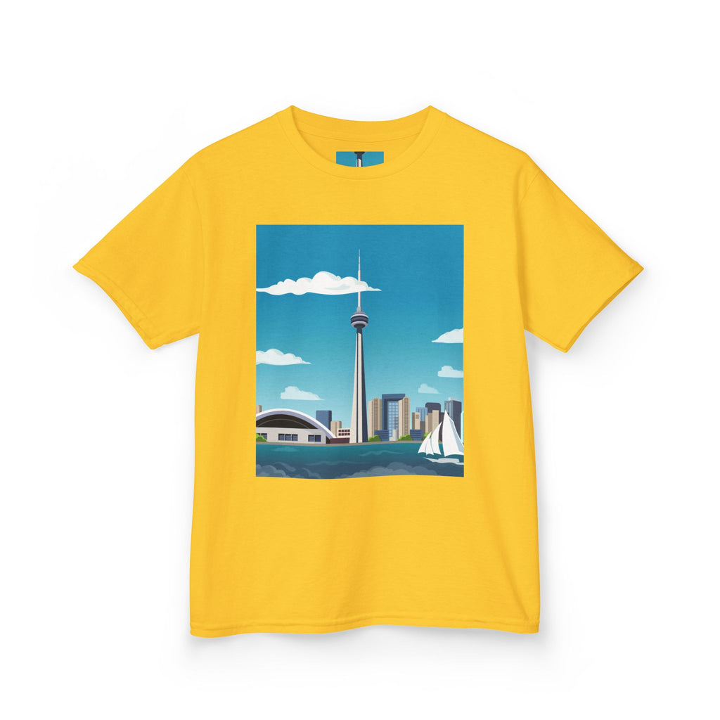 Toronto Skyline Kids Tee — CN Tower & Harbourfront Graphic Shirt