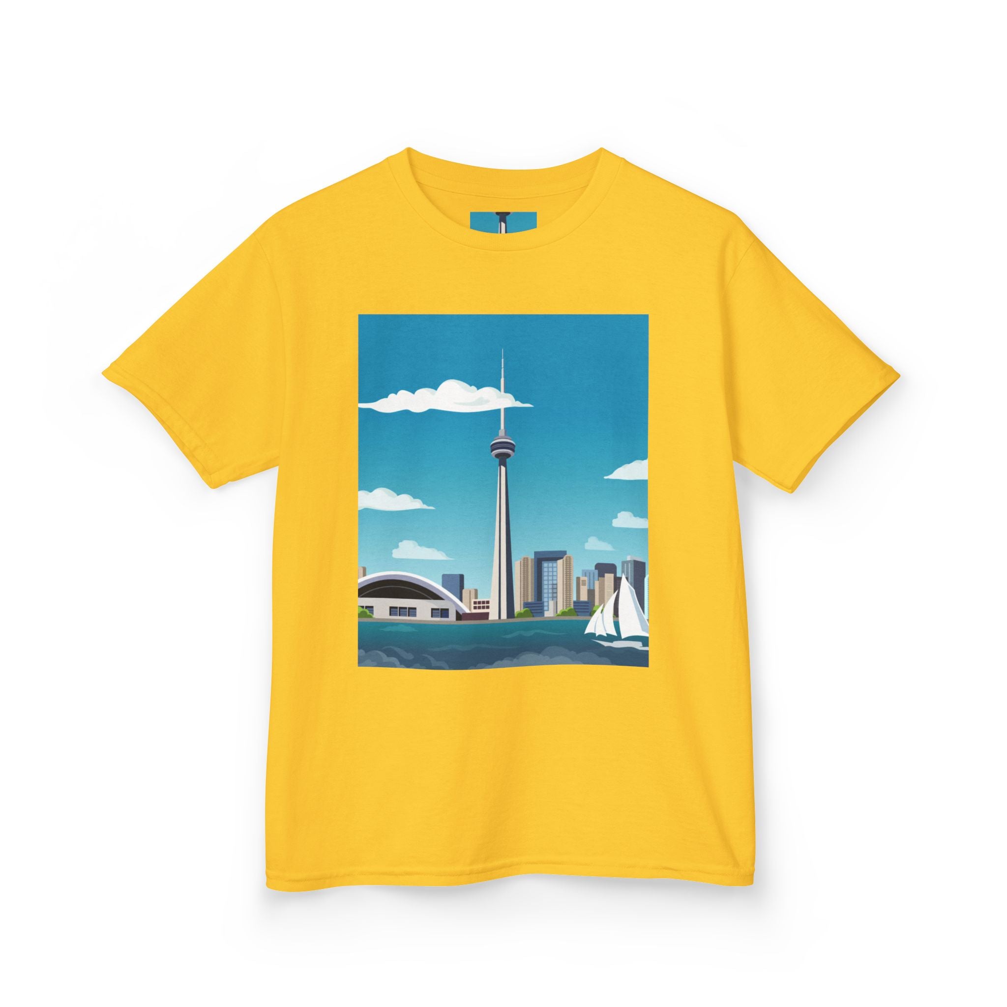 Toronto Skyline Kids Tee — CN Tower & Harbourfront Graphic Shirt