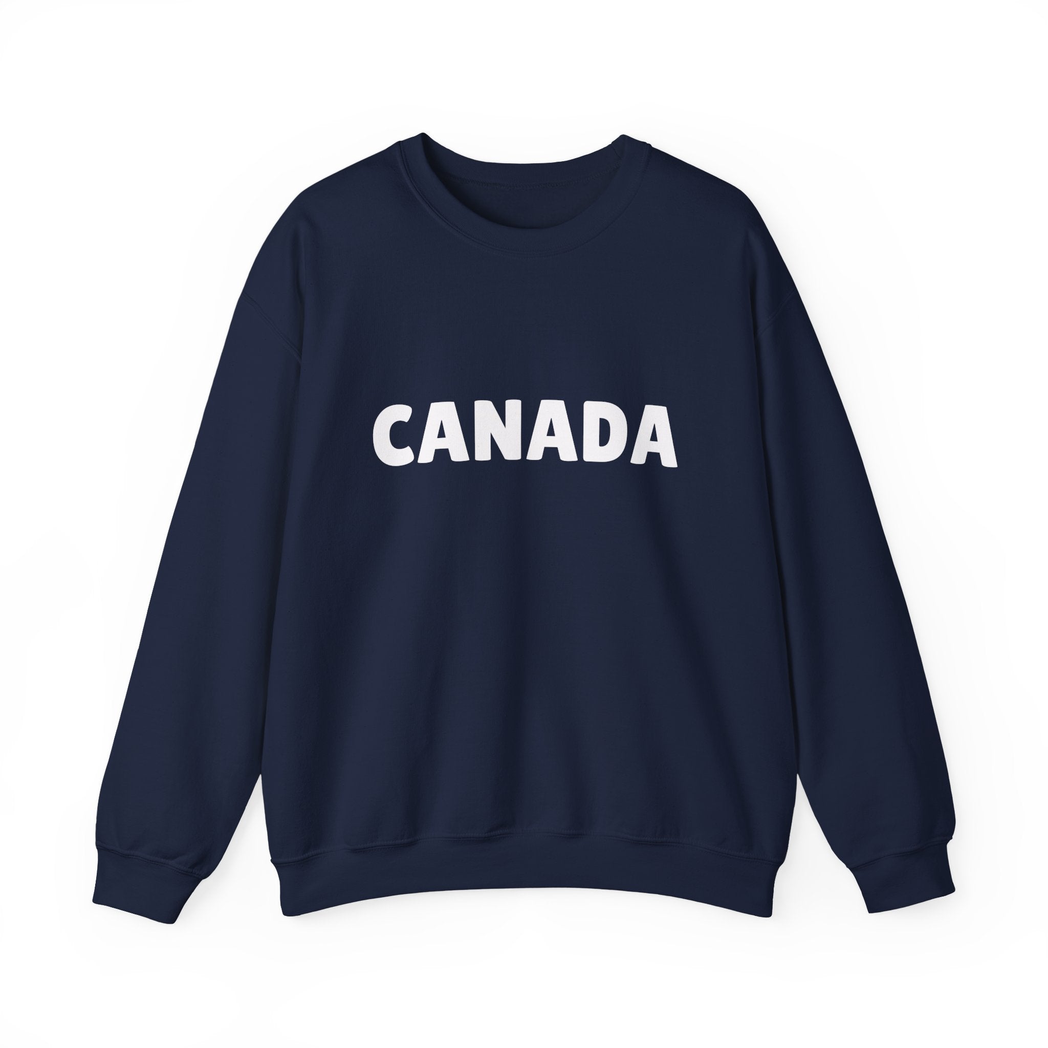 Canada Crewneck Sweatshirt — Bold Canada Text Pullover