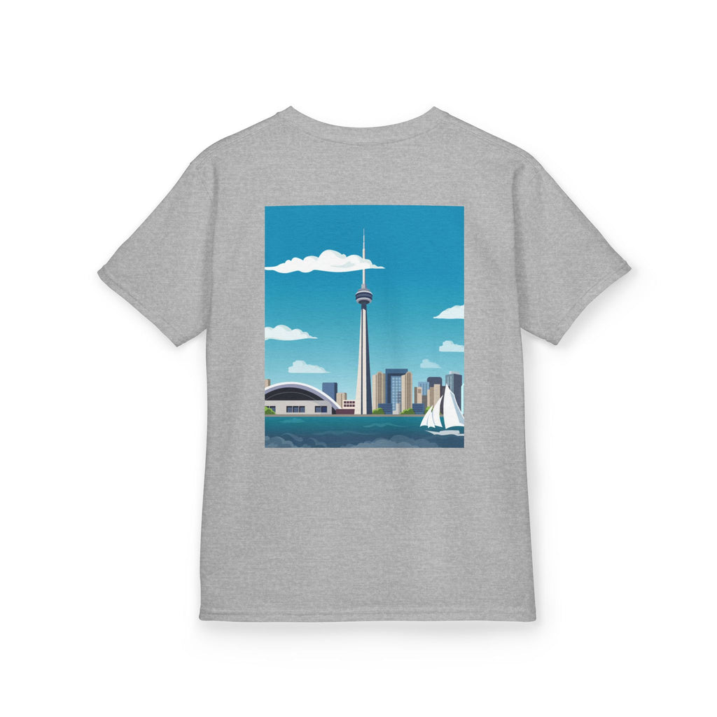 Toronto Skyline Kids Tee — CN Tower & Harbourfront Graphic Shirt