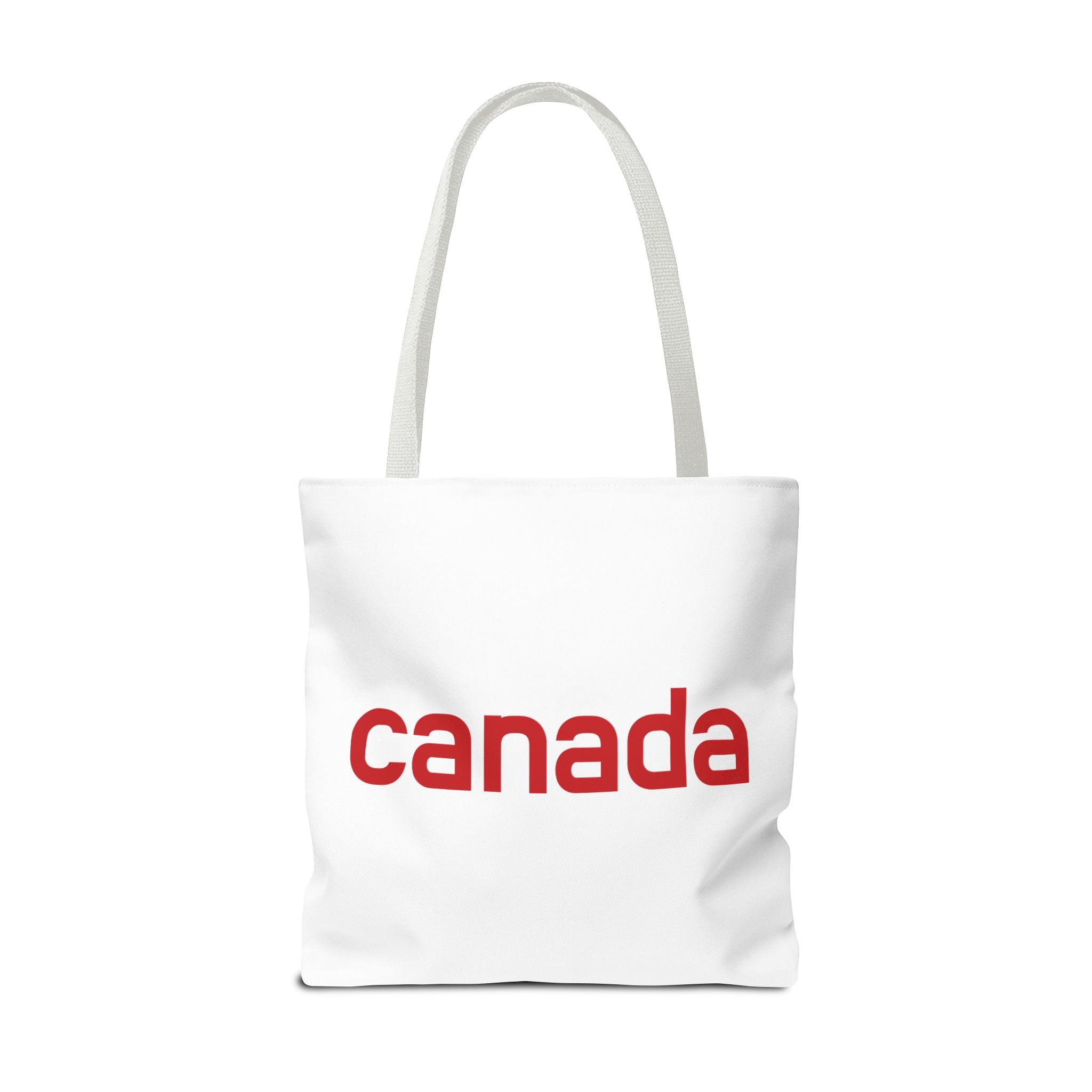Canada Tote Bag – Minimal Red 'canada' Travel & Everyday Carryall