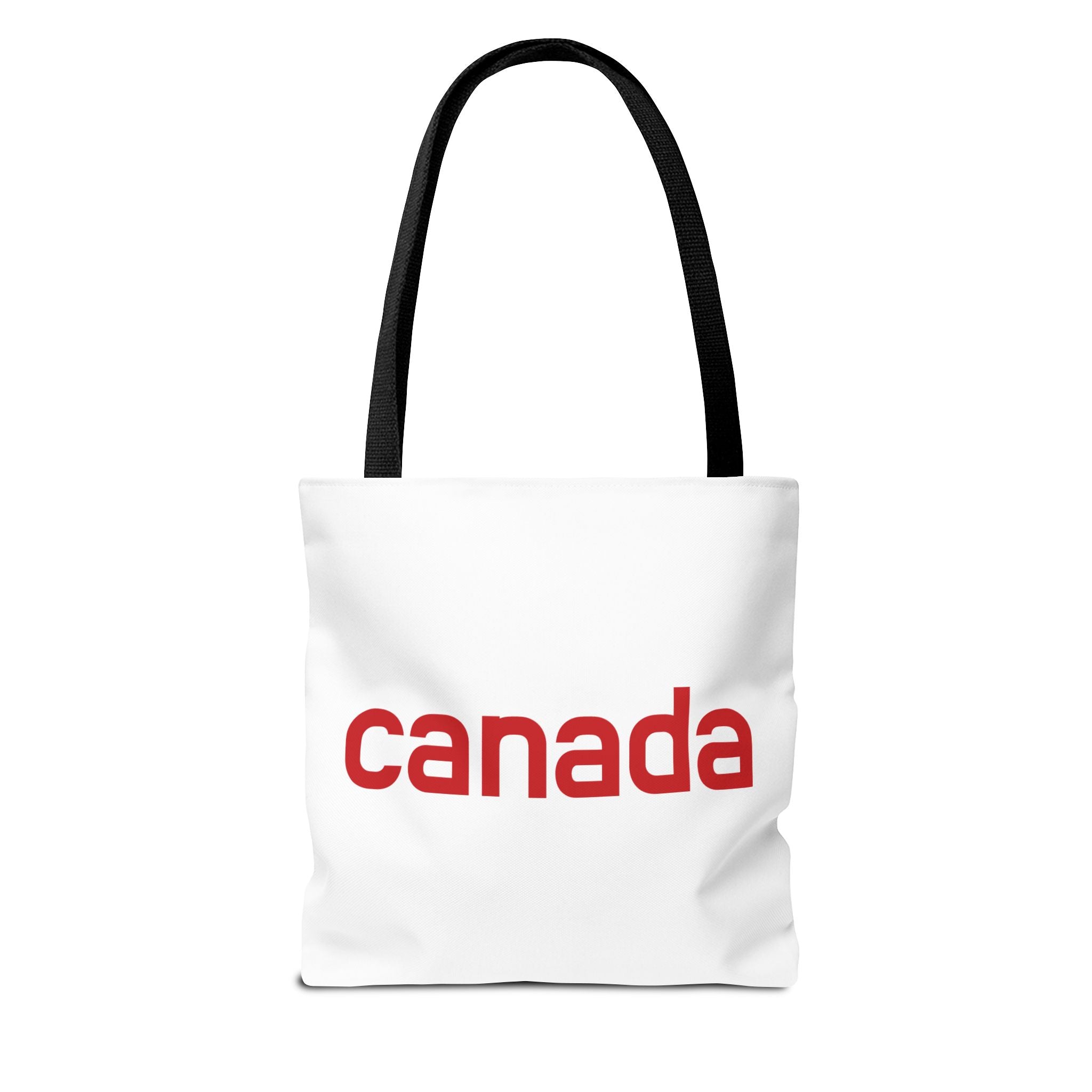 Canada Tote Bag – Minimal Red 'canada' Travel & Everyday Carryall
