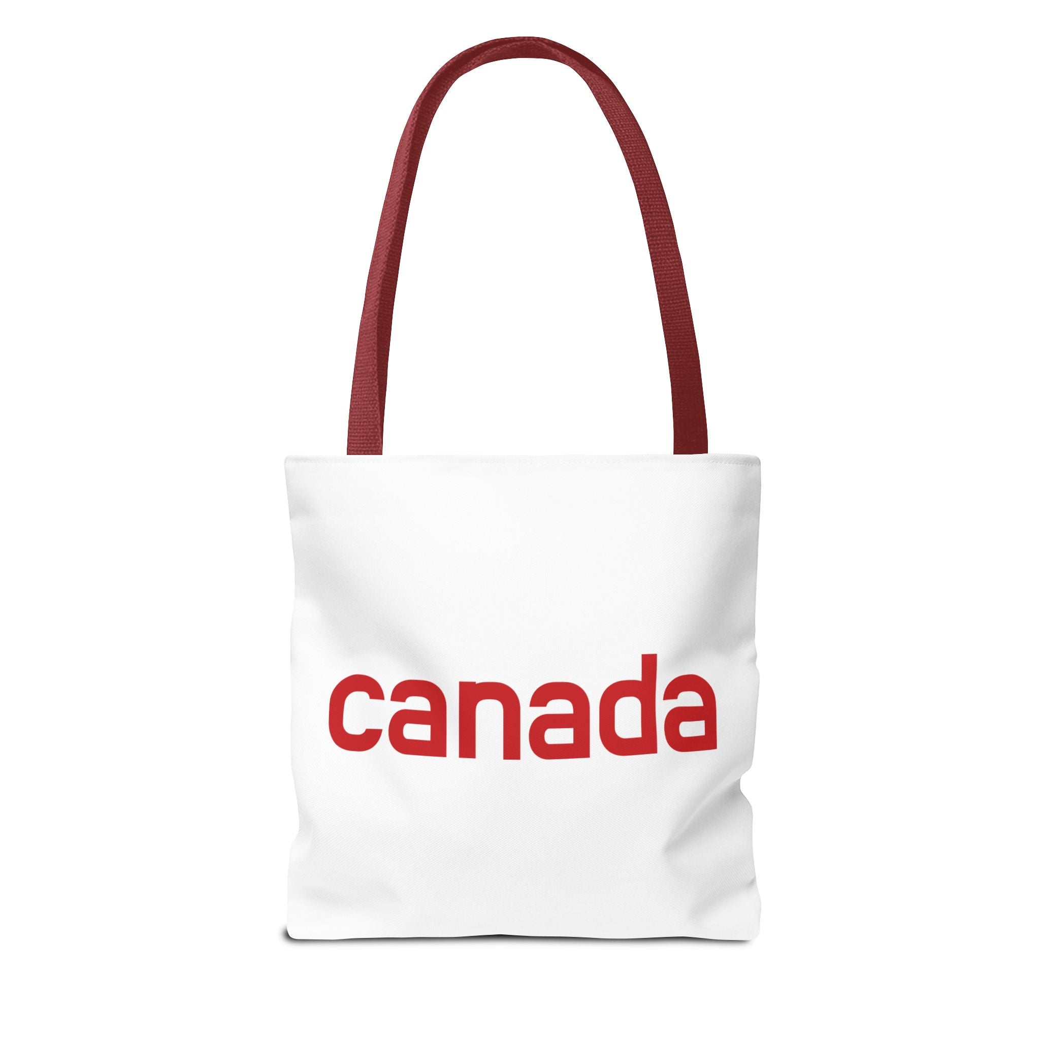 Canada Tote Bag – Minimal Red 'canada' Travel & Everyday Carryall