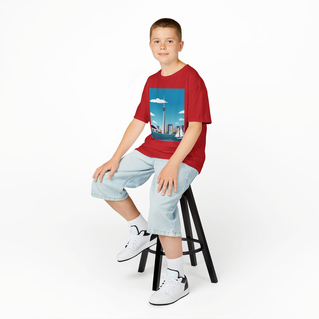 Toronto Skyline Kids Tee — CN Tower & Harbourfront Graphic Shirt