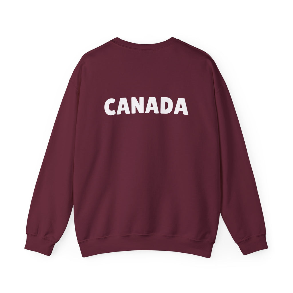 Canada Crewneck Sweatshirt — Bold Canada Text Pullover