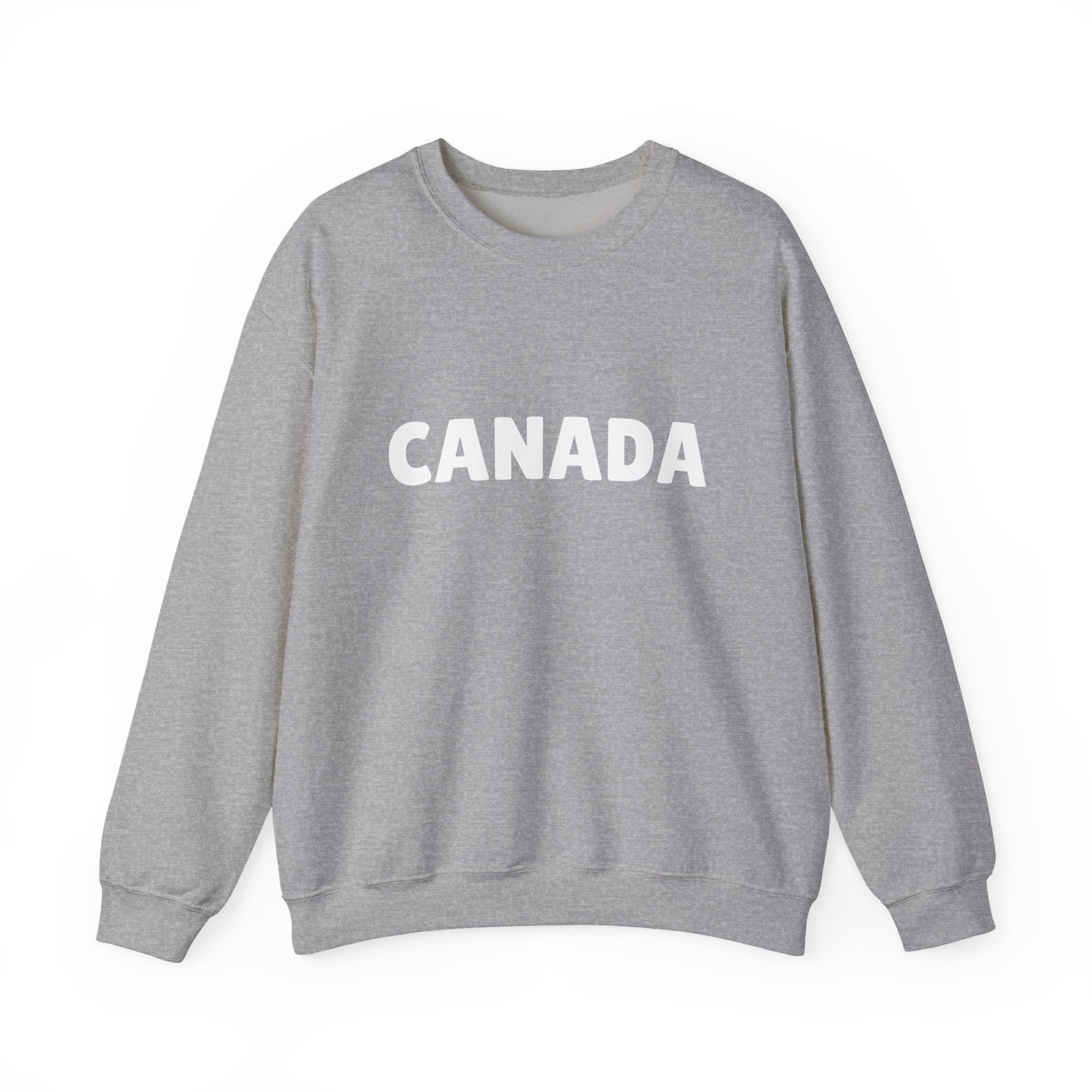 Canada Crewneck Sweatshirt — Bold Canada Text Pullover