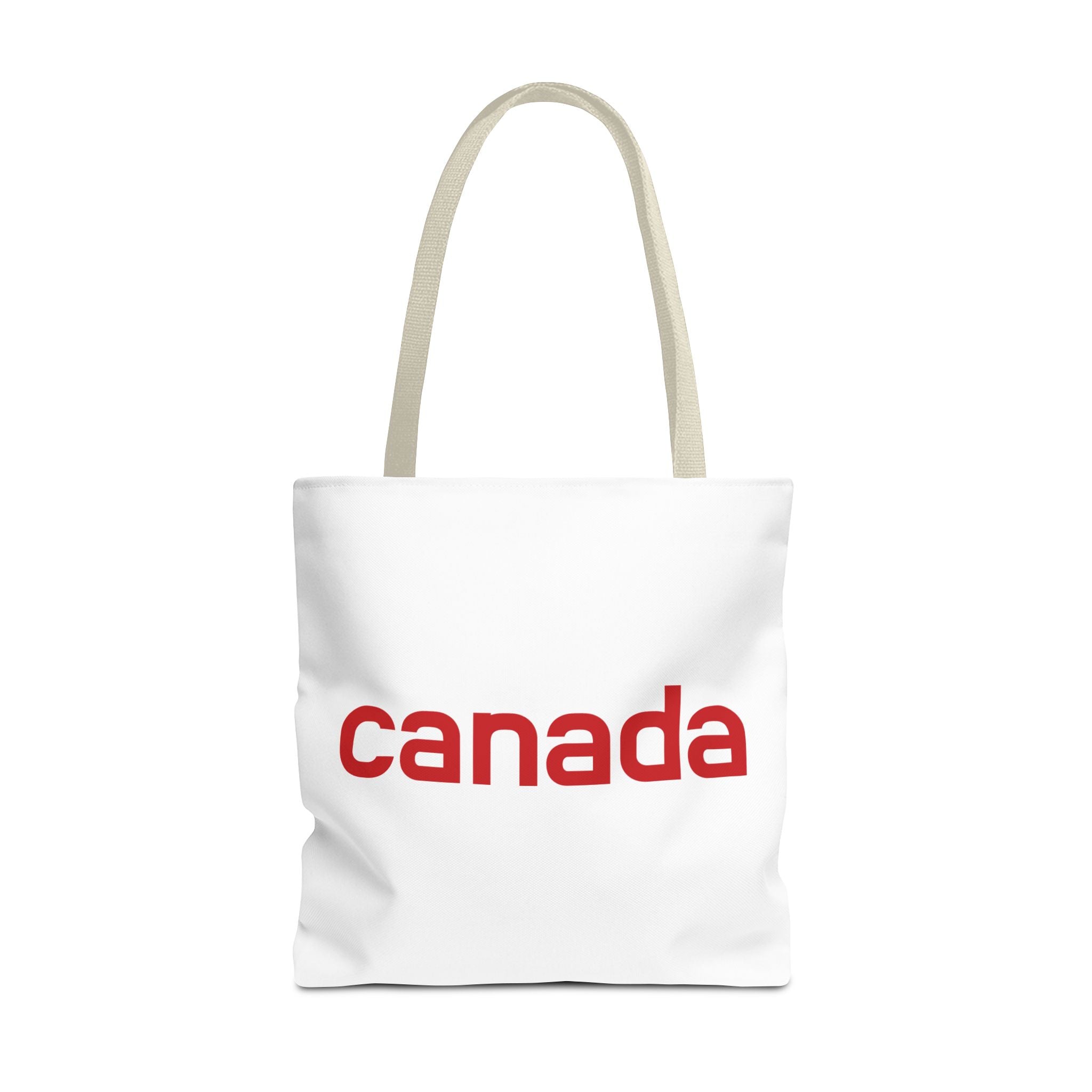Canada Tote Bag – Minimal Red 'canada' Travel & Everyday Carryall