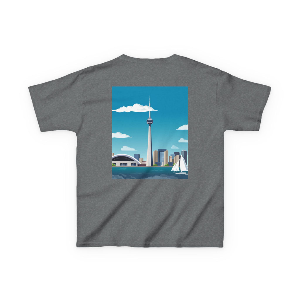 Toronto Skyline Kids Tee — CN Tower & Harbourfront Graphic Shirt
