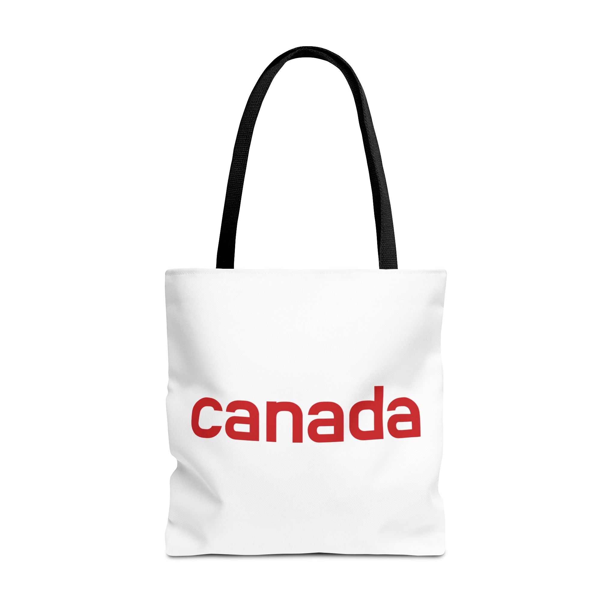 Canada Tote Bag – Minimal Red 'canada' Travel & Everyday Carryall