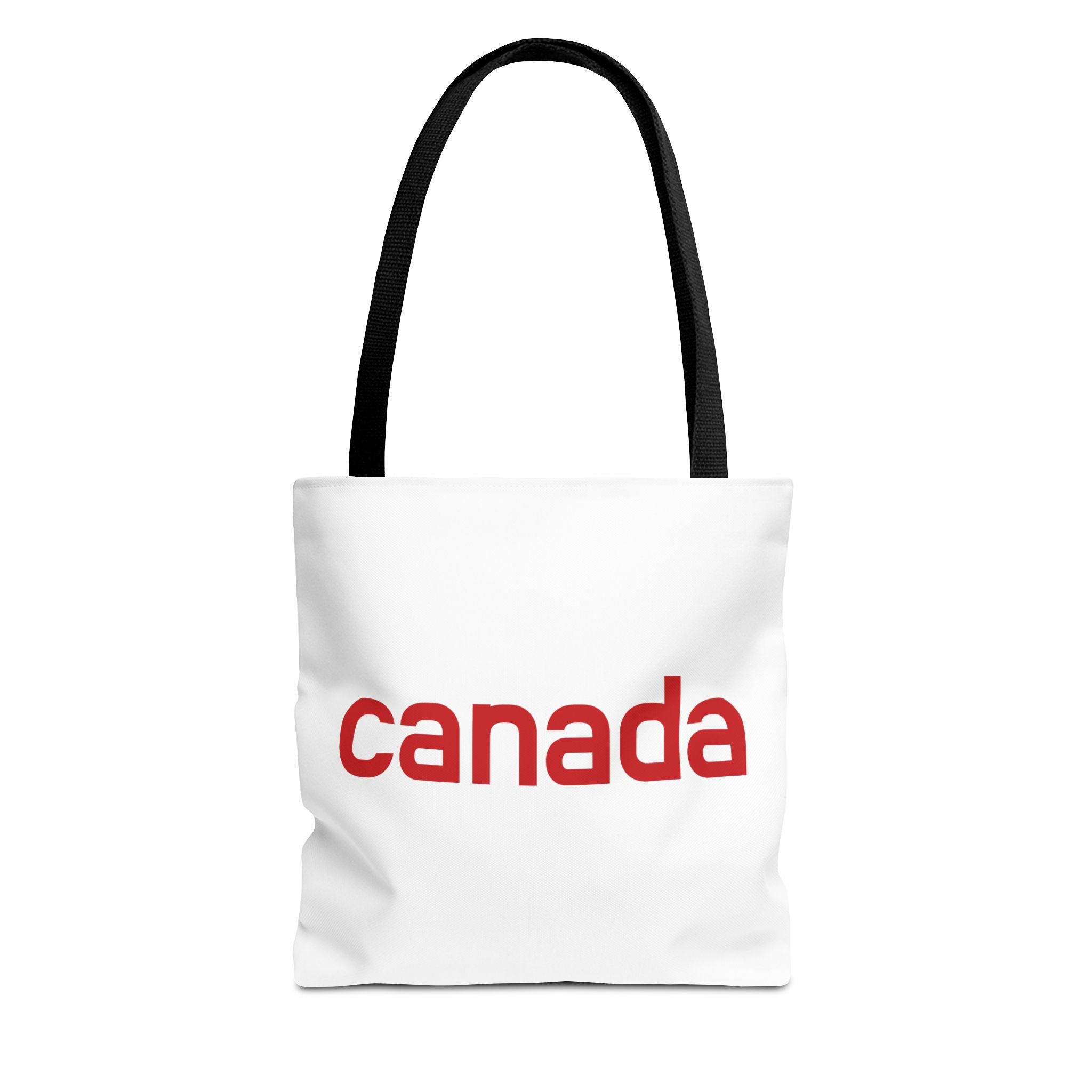 Canada Tote Bag – Minimal Red 'canada' Travel & Everyday Carryall