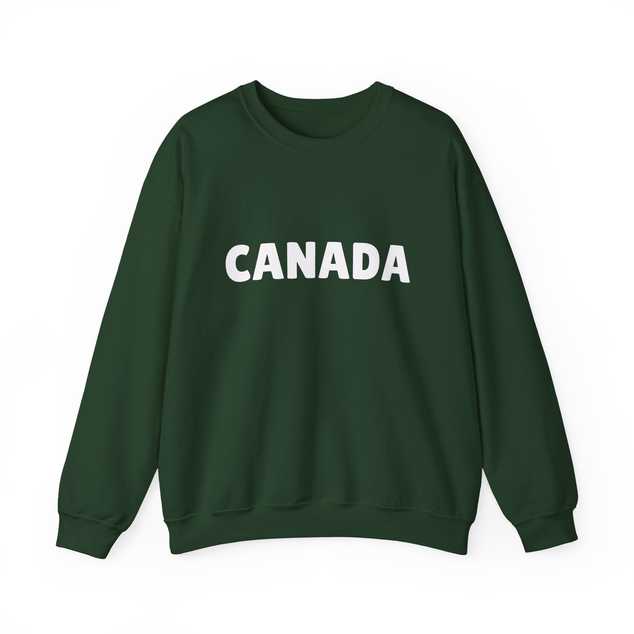 Canada Crewneck Sweatshirt — Bold Canada Text Pullover