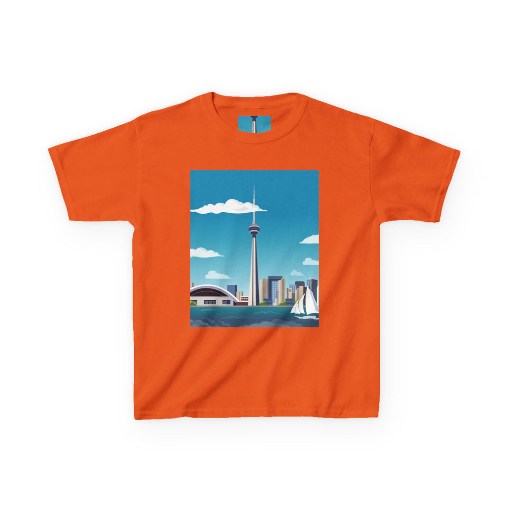 Toronto Skyline Kids Tee — CN Tower & Harbourfront Graphic Shirt