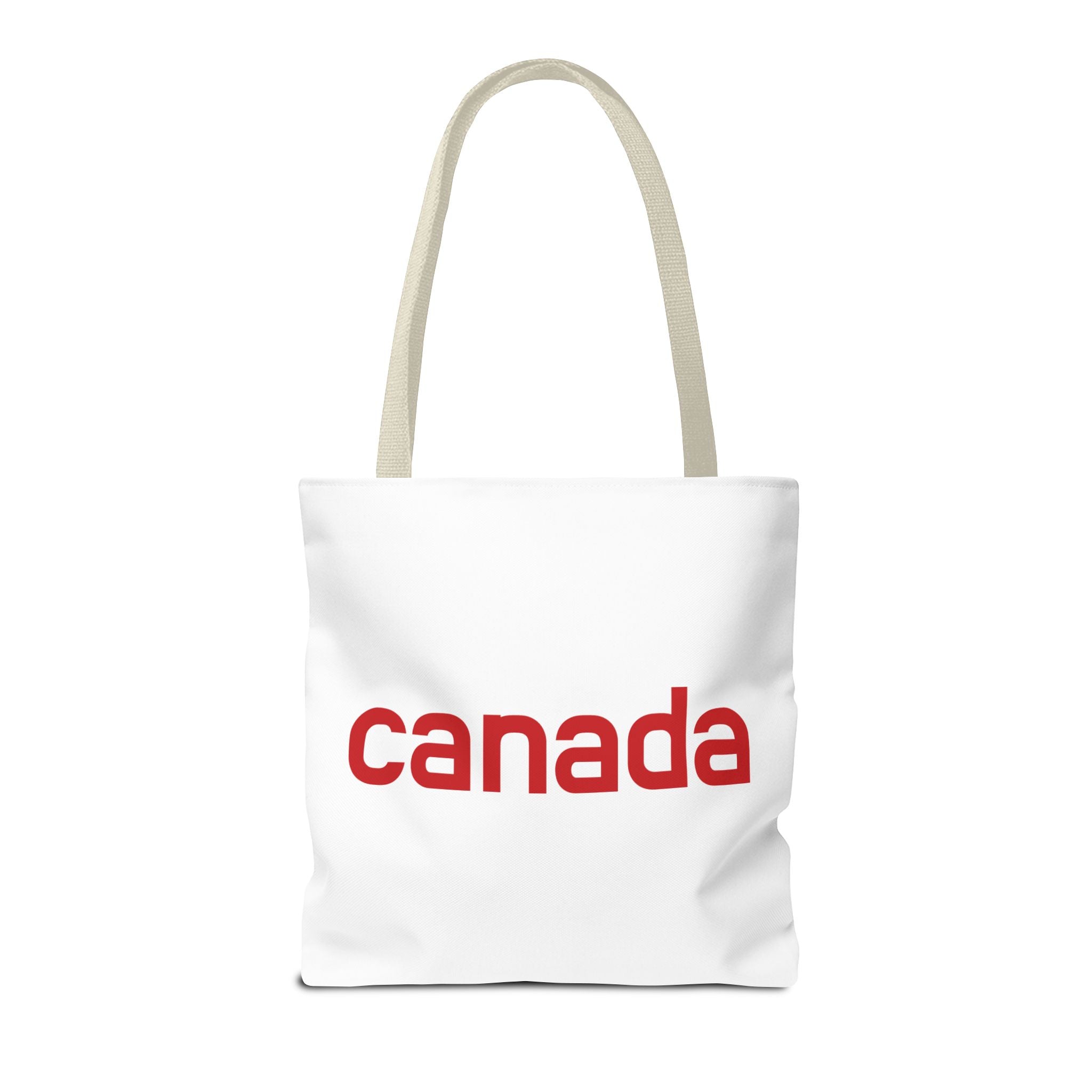 Canada Tote Bag – Minimal Red 'canada' Travel & Everyday Carryall
