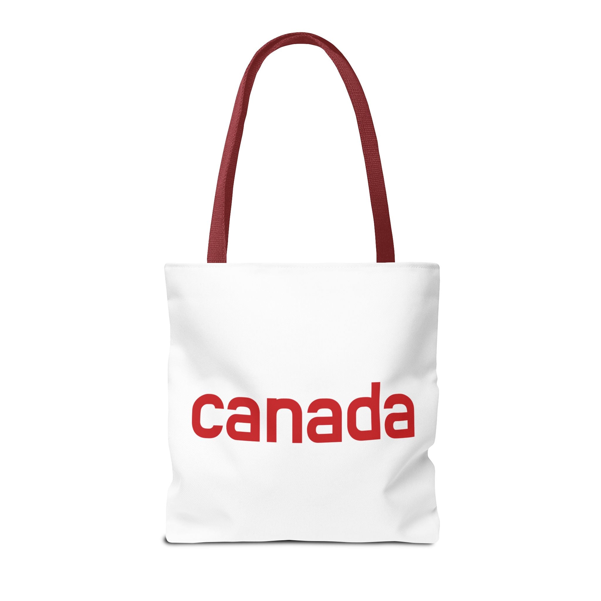 Canada Tote Bag – Minimal Red 'canada' Travel & Everyday Carryall