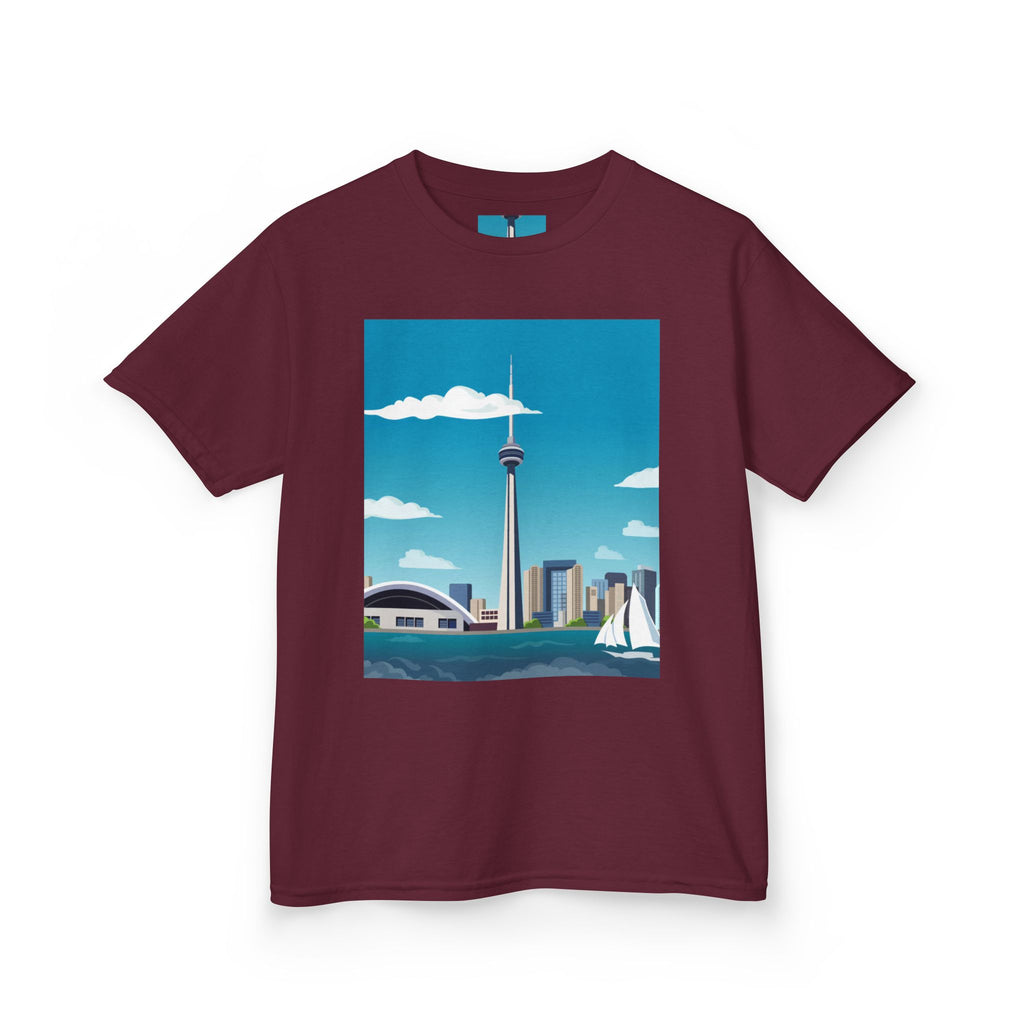 Toronto Skyline Kids Tee — CN Tower & Harbourfront Graphic Shirt