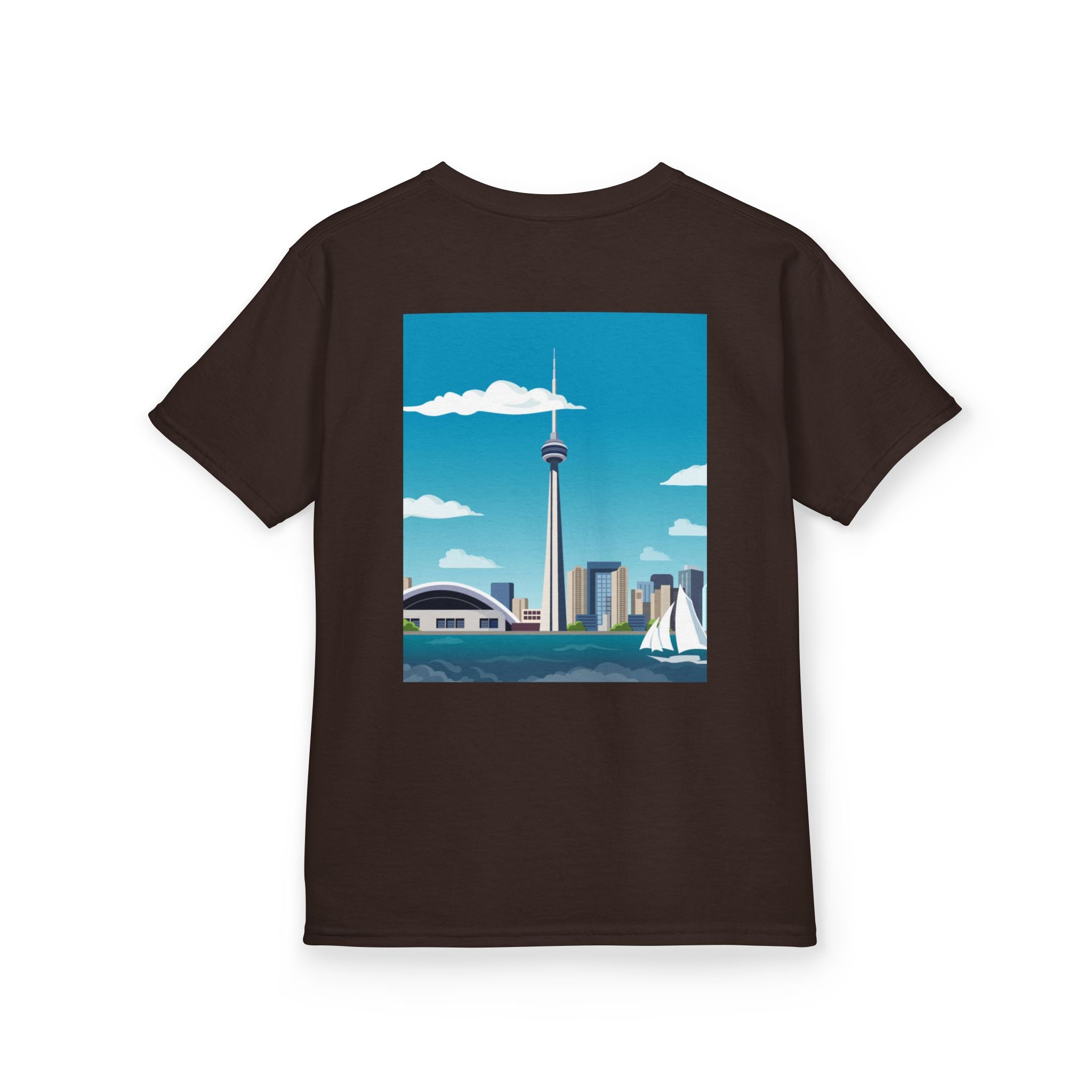 Toronto Skyline Kids Tee — CN Tower & Harbourfront Graphic Shirt