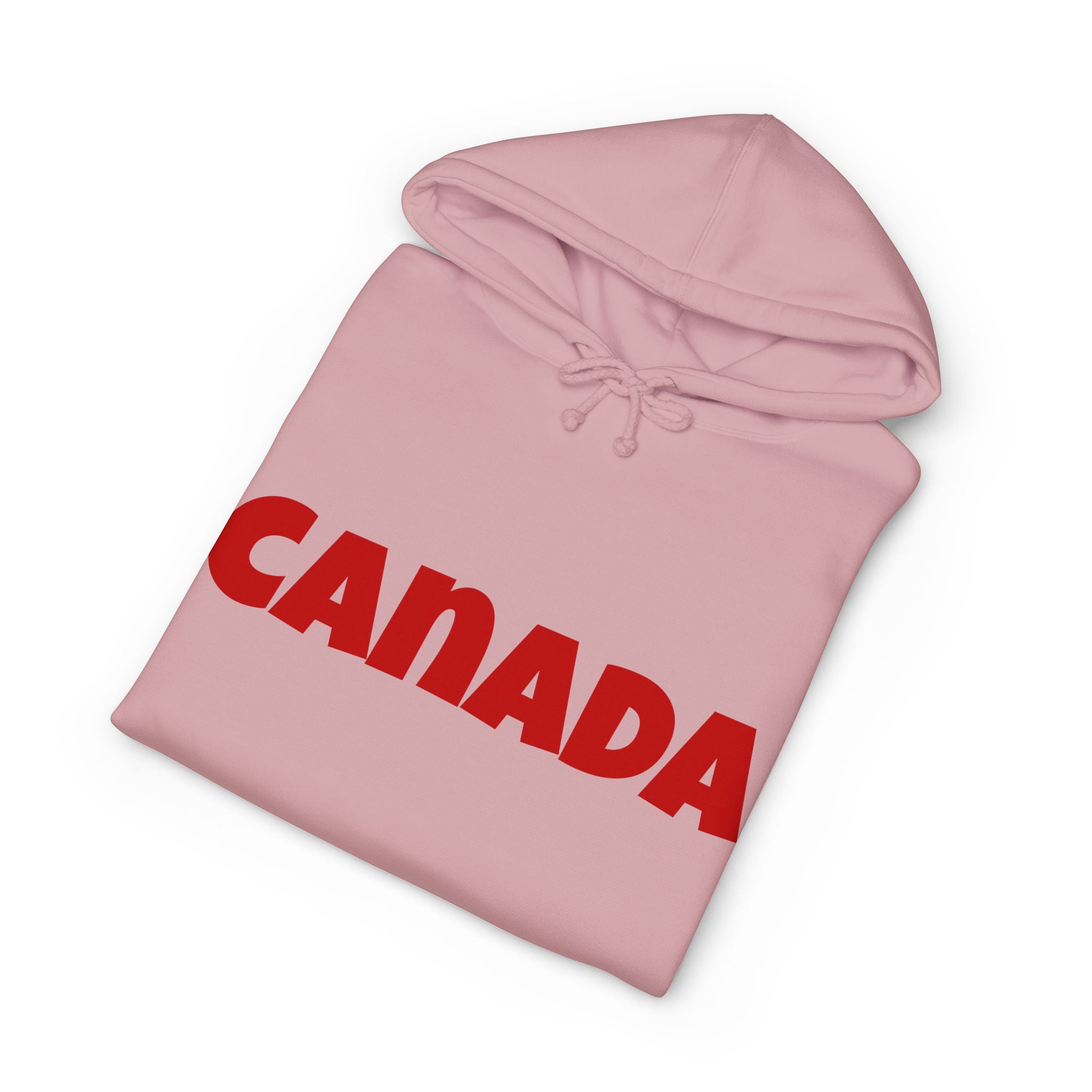 Canada Hoodie – Bold Red Canada Text Pullover
