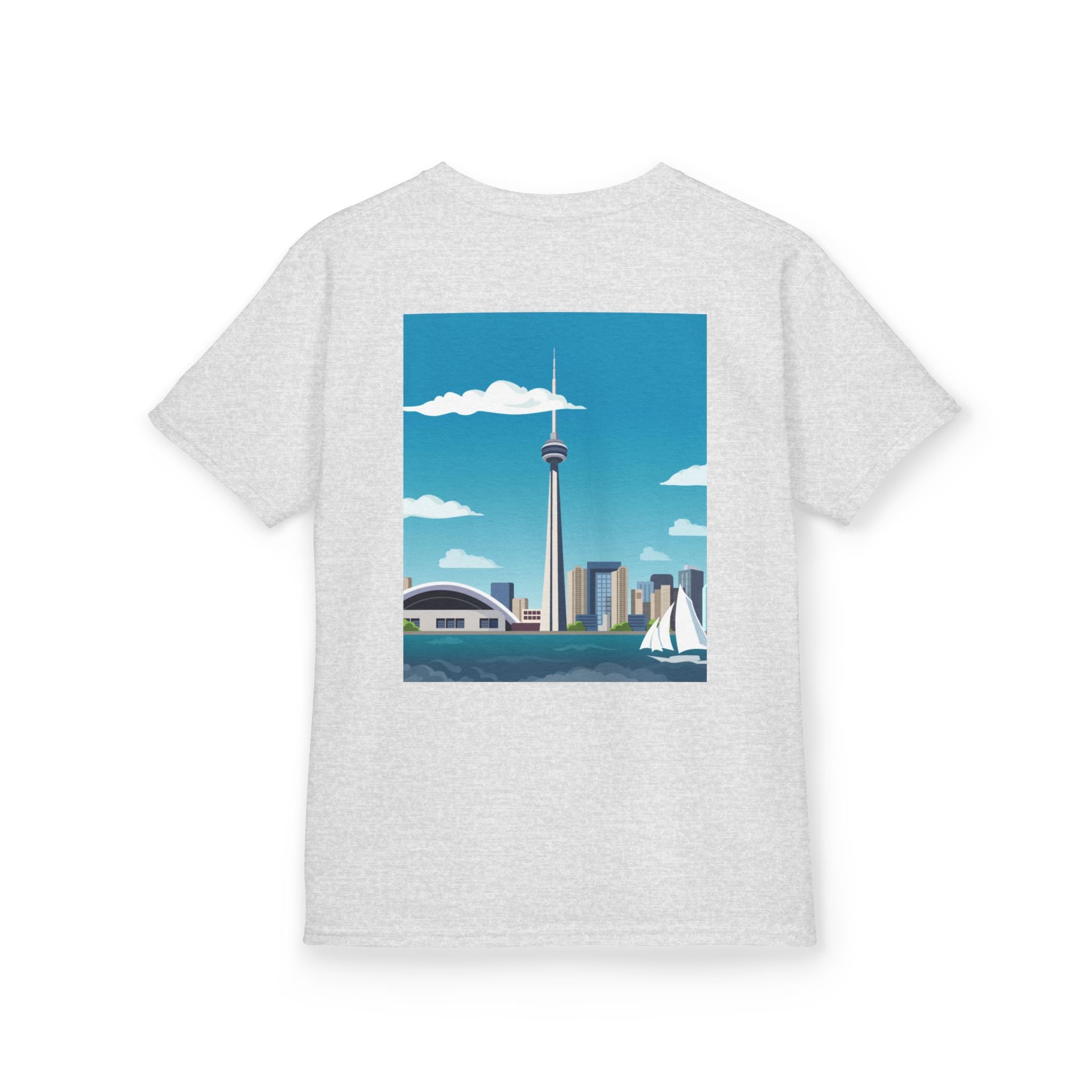 Toronto Skyline Kids Tee — CN Tower & Harbourfront Graphic Shirt