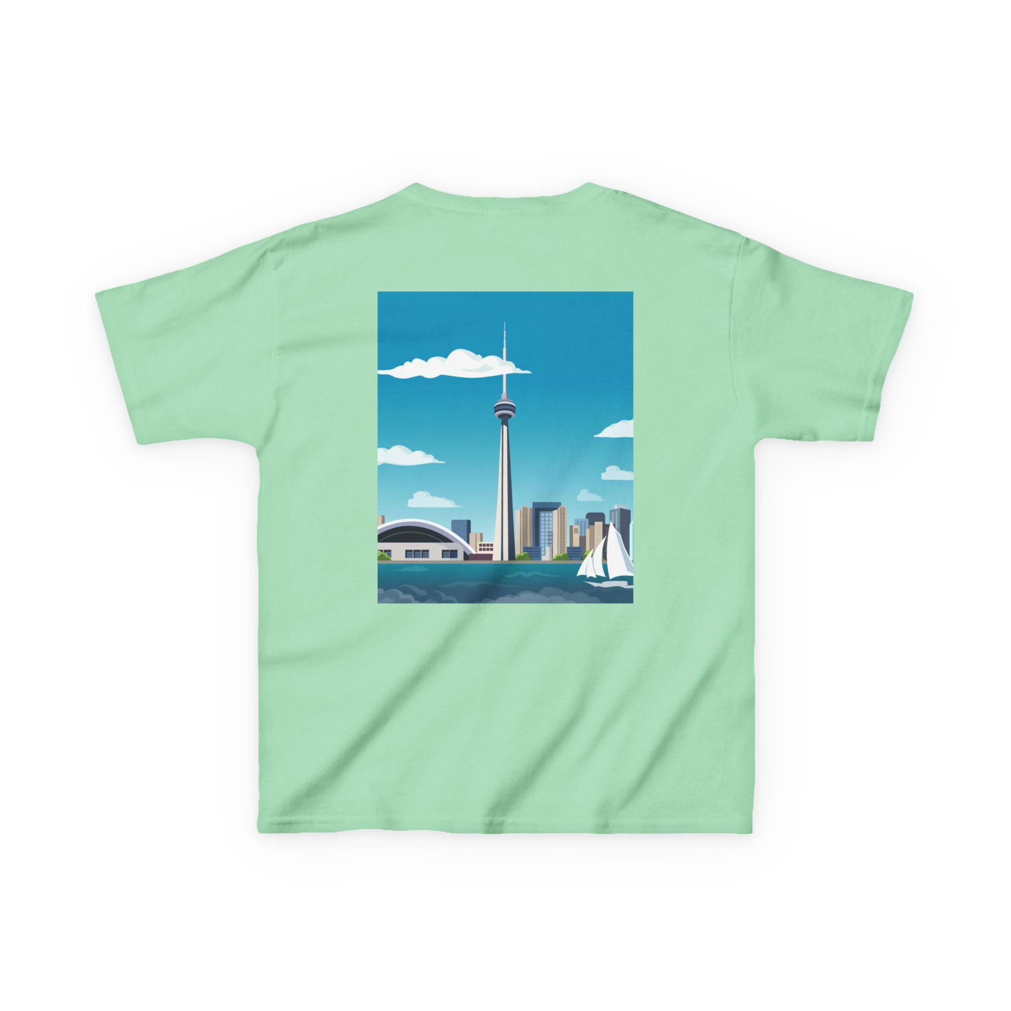 Toronto Skyline Kids Tee — CN Tower & Harbourfront Graphic Shirt