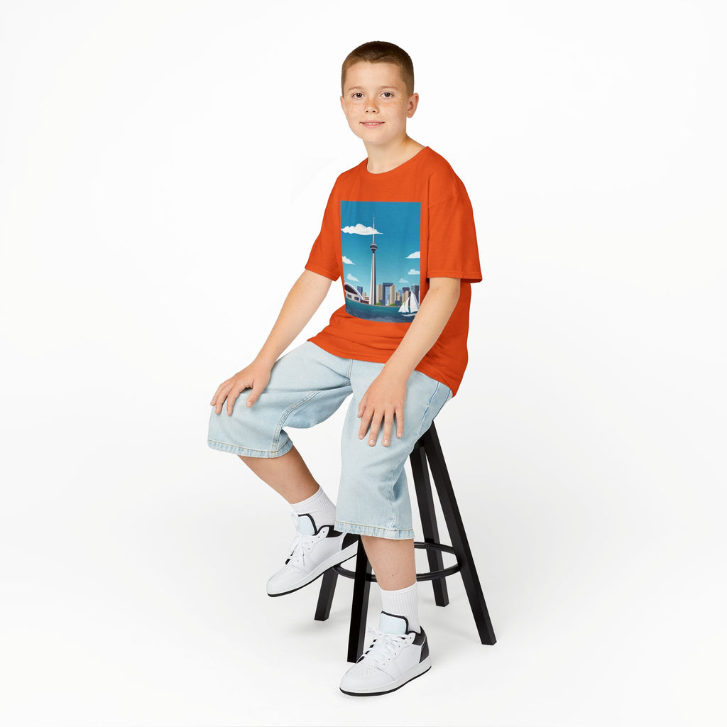 Toronto Skyline Kids Tee — CN Tower & Harbourfront Graphic Shirt
