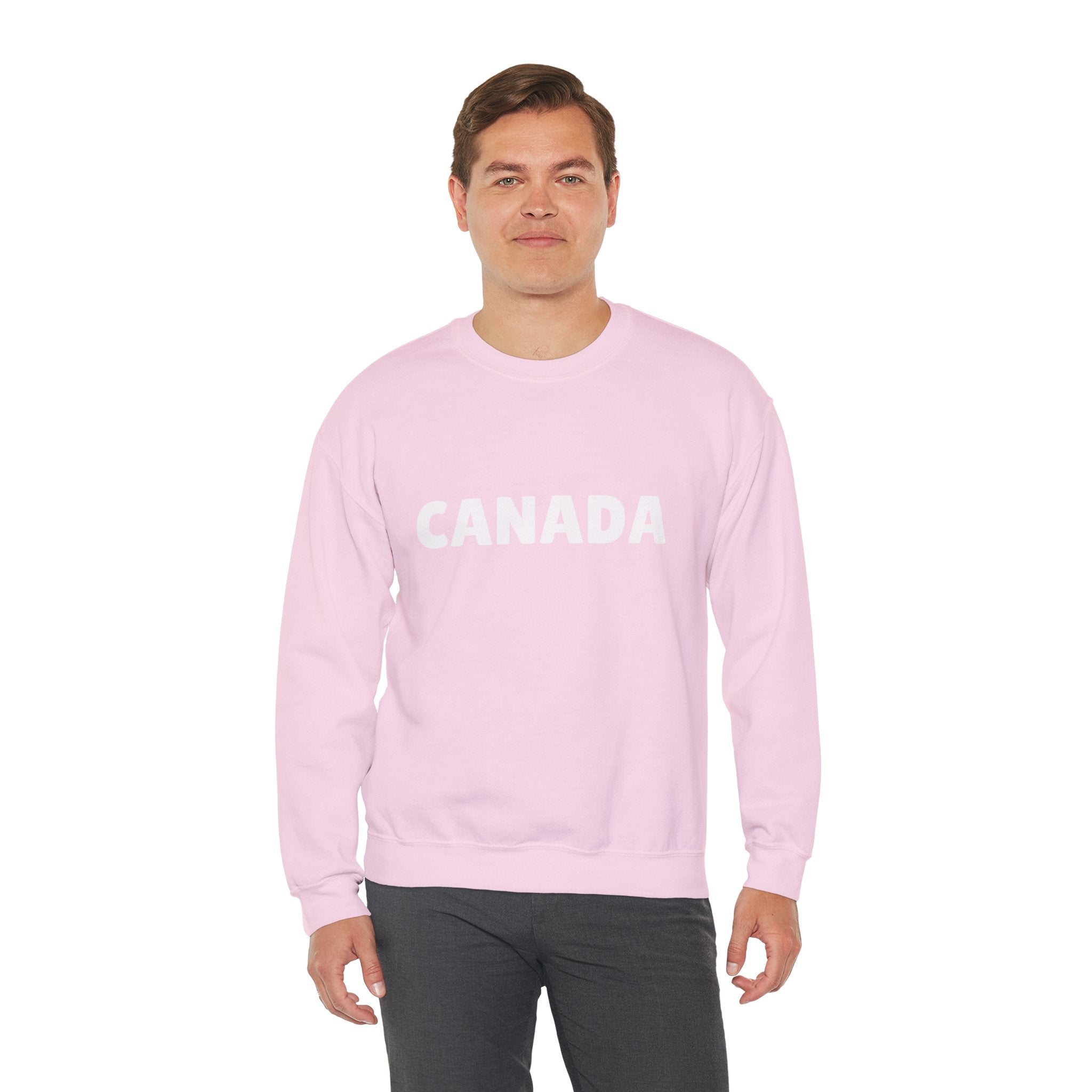 Canada Crewneck Sweatshirt — Bold Canada Text Pullover