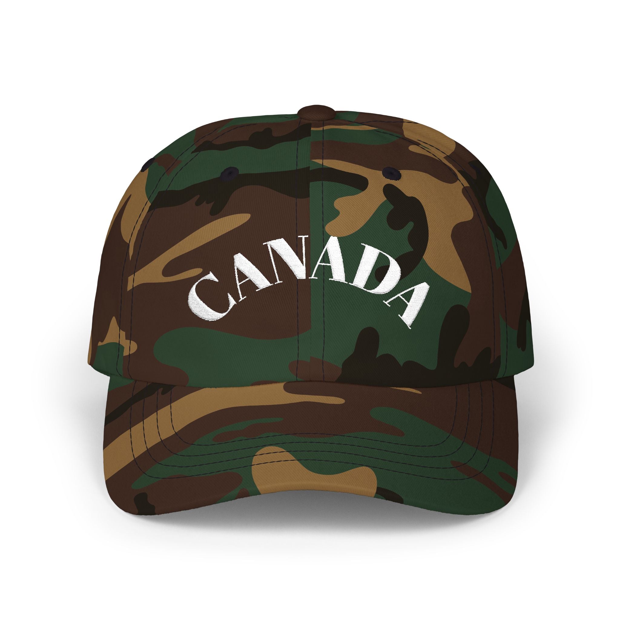 Canada Distressed Classic Dad Cap — Vintage Canadian Baseball Hat