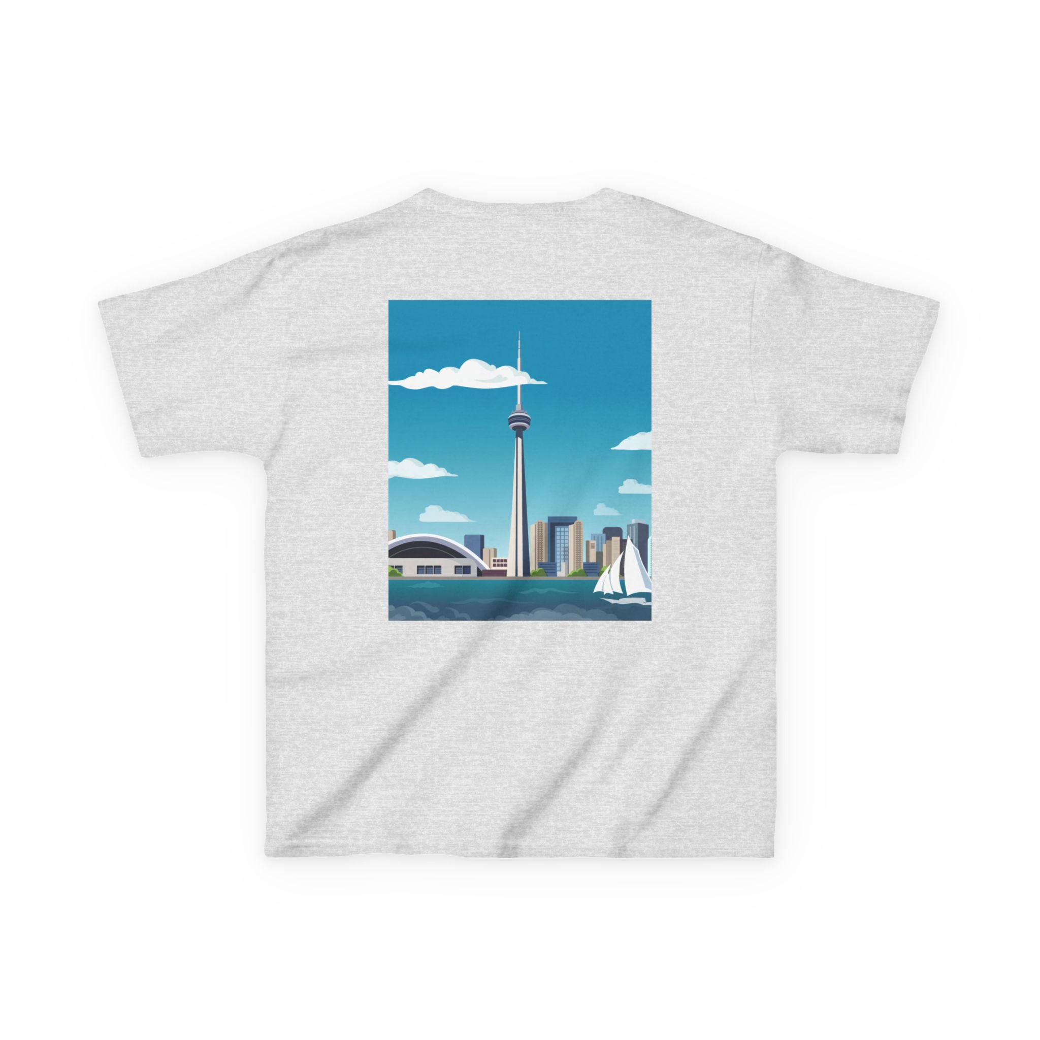 Toronto Skyline Kids Tee — CN Tower & Harbourfront Graphic Shirt