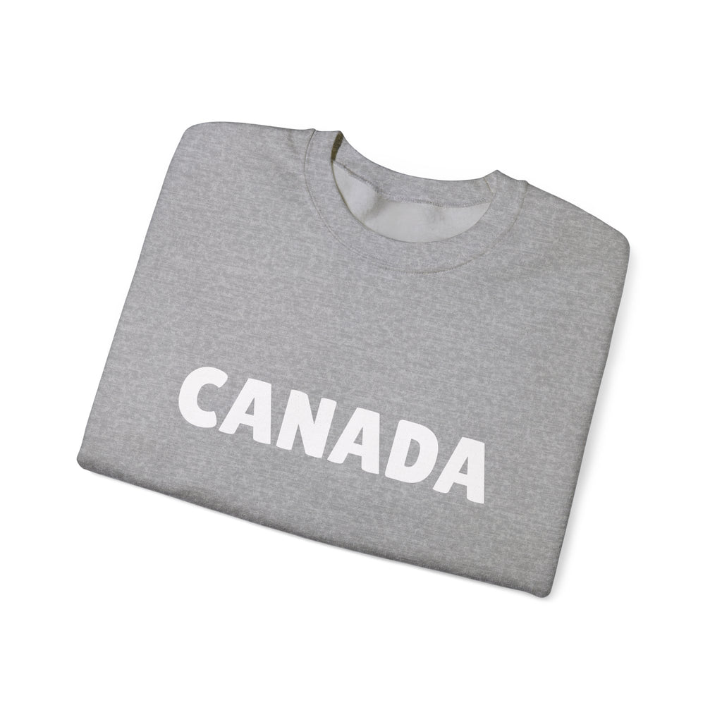 Canada Crewneck Sweatshirt — Bold Canada Text Pullover