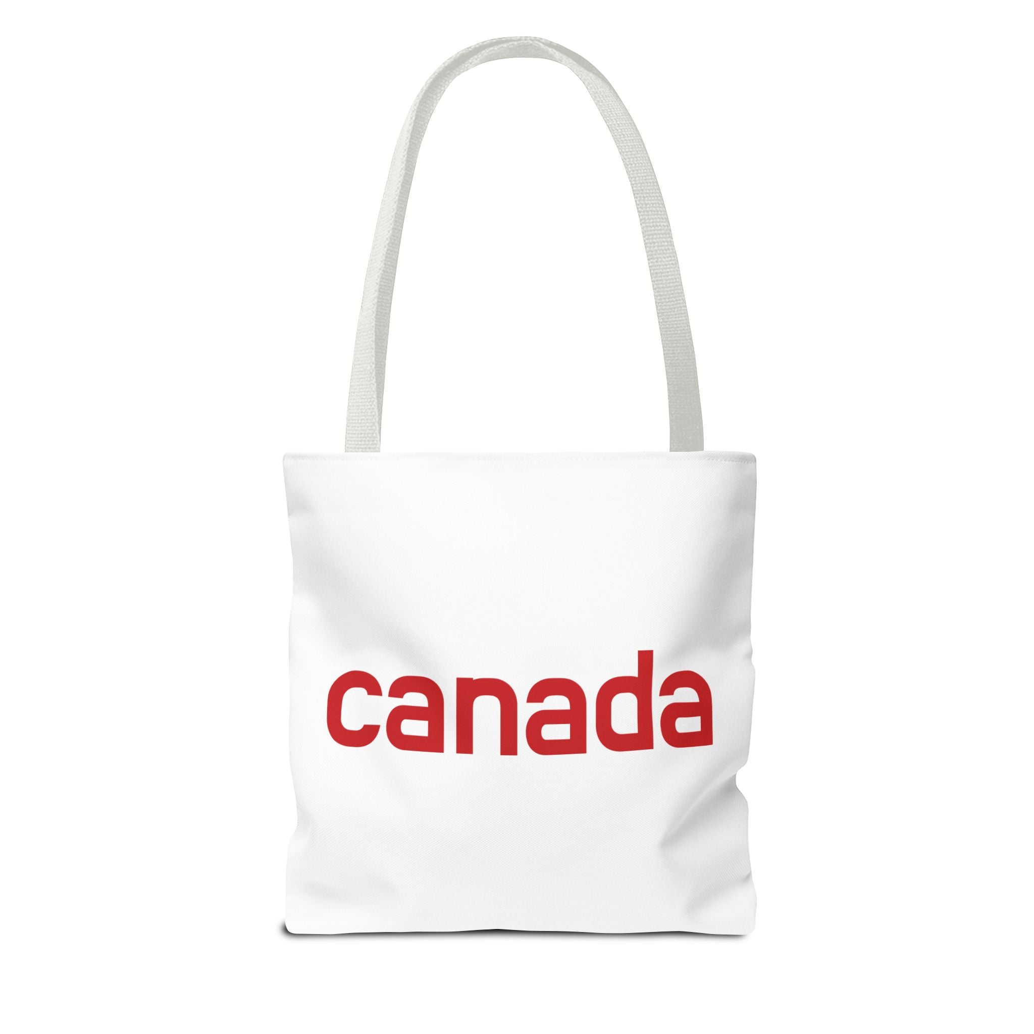 Canada Tote Bag – Minimal Red 'canada' Travel & Everyday Carryall