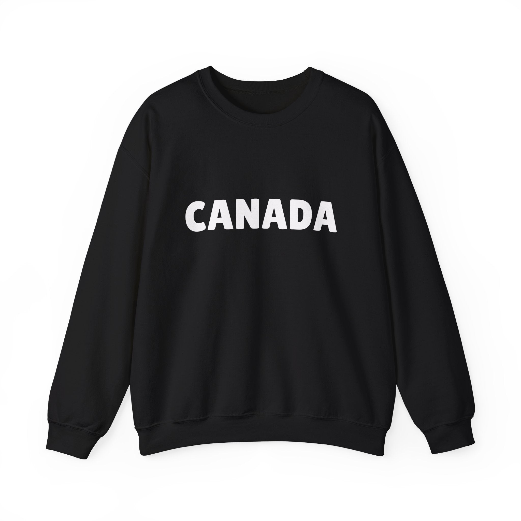 Canada Crewneck Sweatshirt — Bold Canada Text Pullover