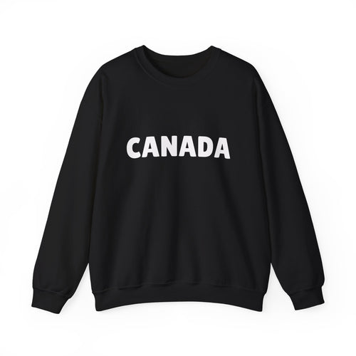 Canada Crewneck Sweatshirt — Bold Canada Text Pullover