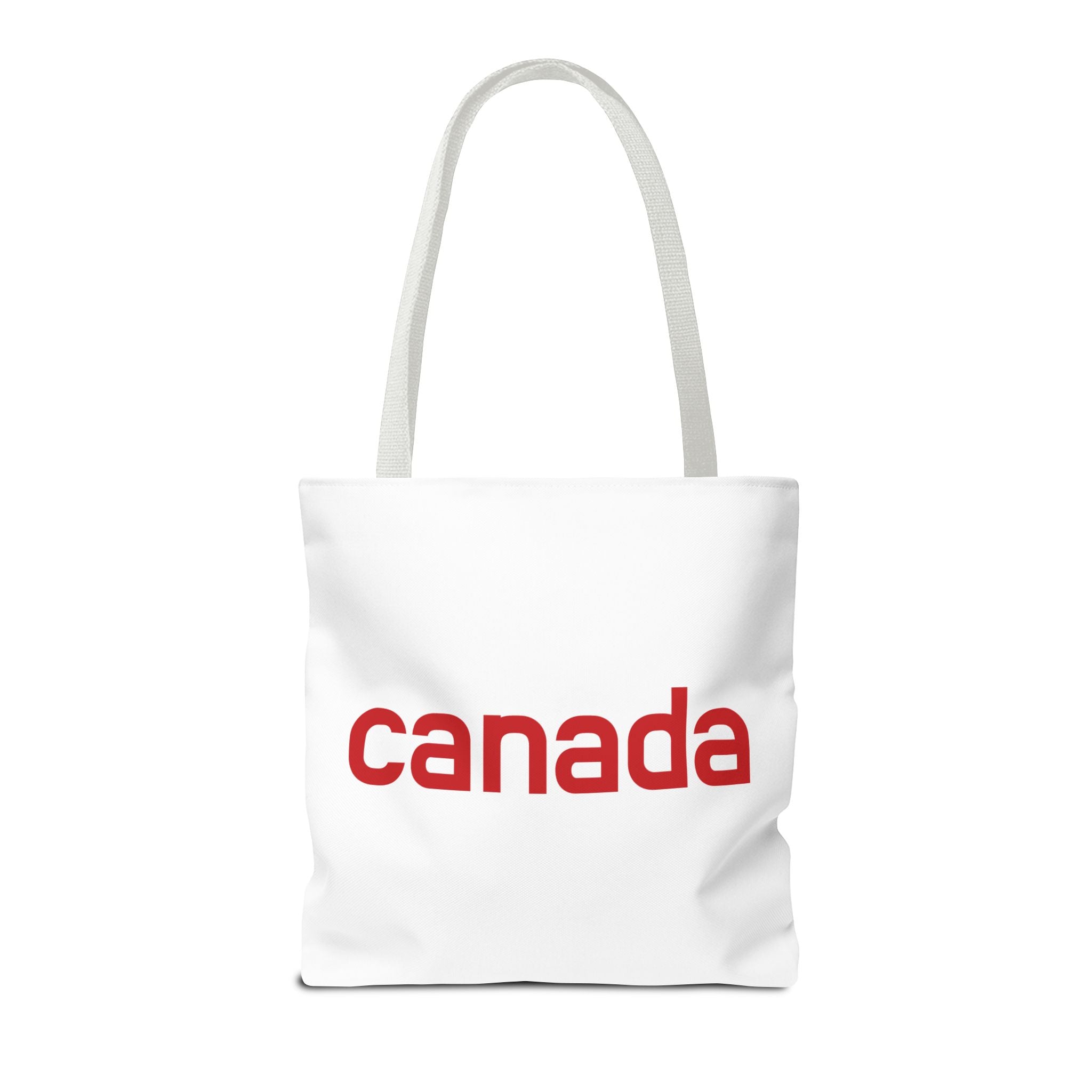 Canada Tote Bag – Minimal Red 'canada' Travel & Everyday Carryall