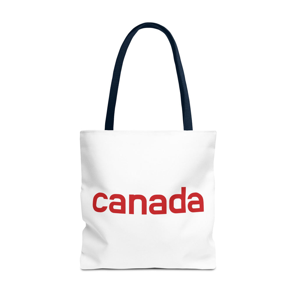 Canada Tote Bag – Minimal Red 'canada' Travel & Everyday Carryall