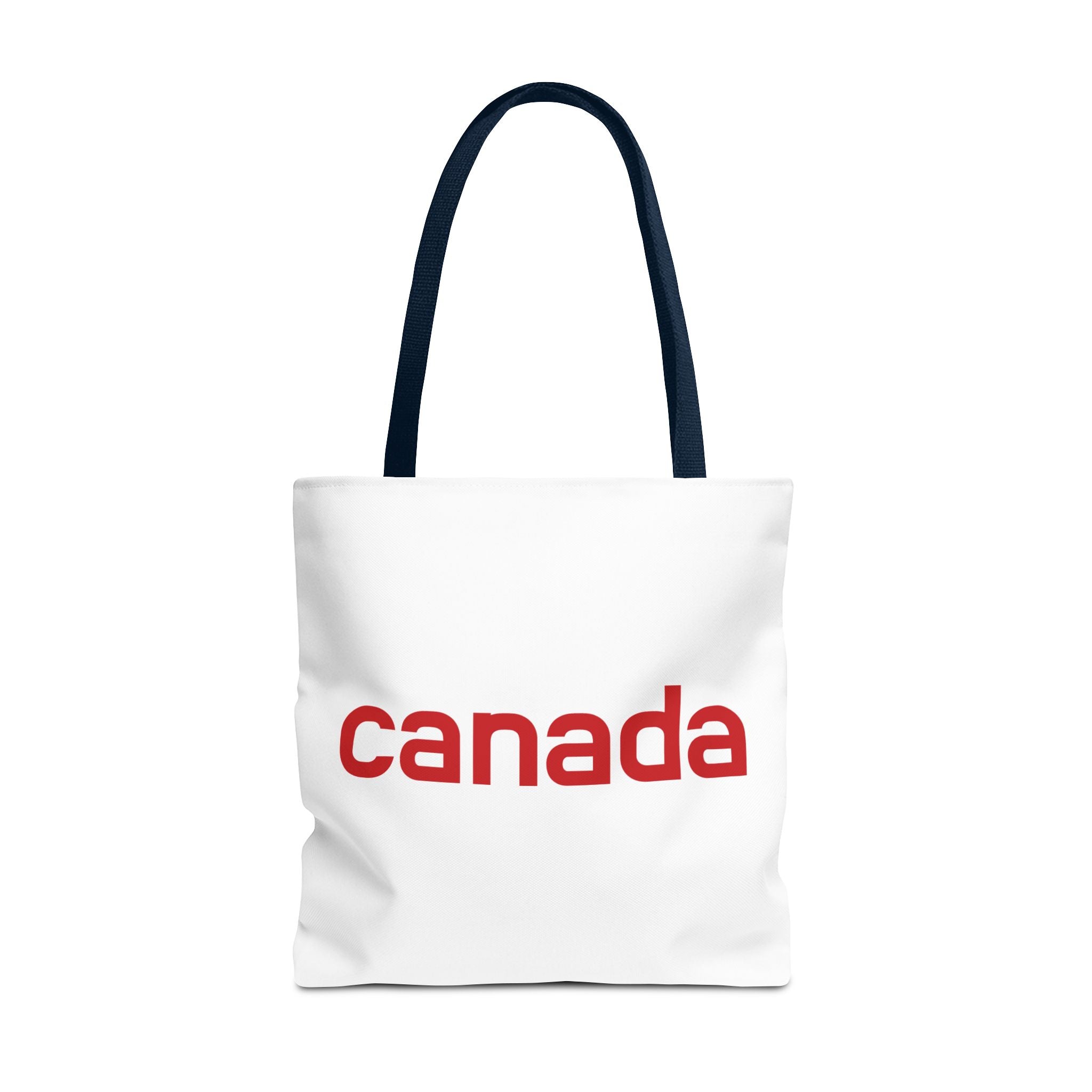 Canada Tote Bag – Minimal Red 'canada' Travel & Everyday Carryall