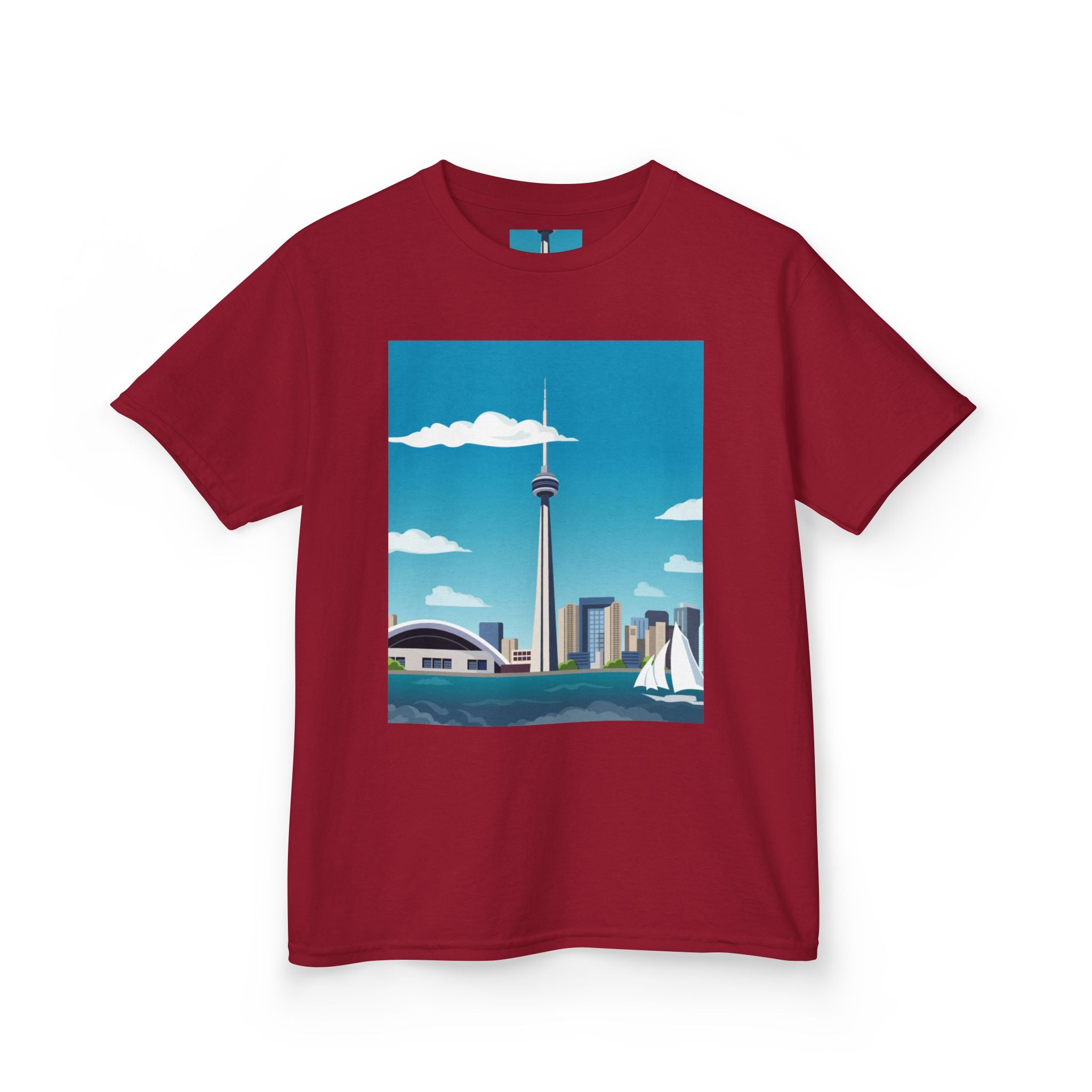 Toronto Skyline Kids Tee — CN Tower & Harbourfront Graphic Shirt