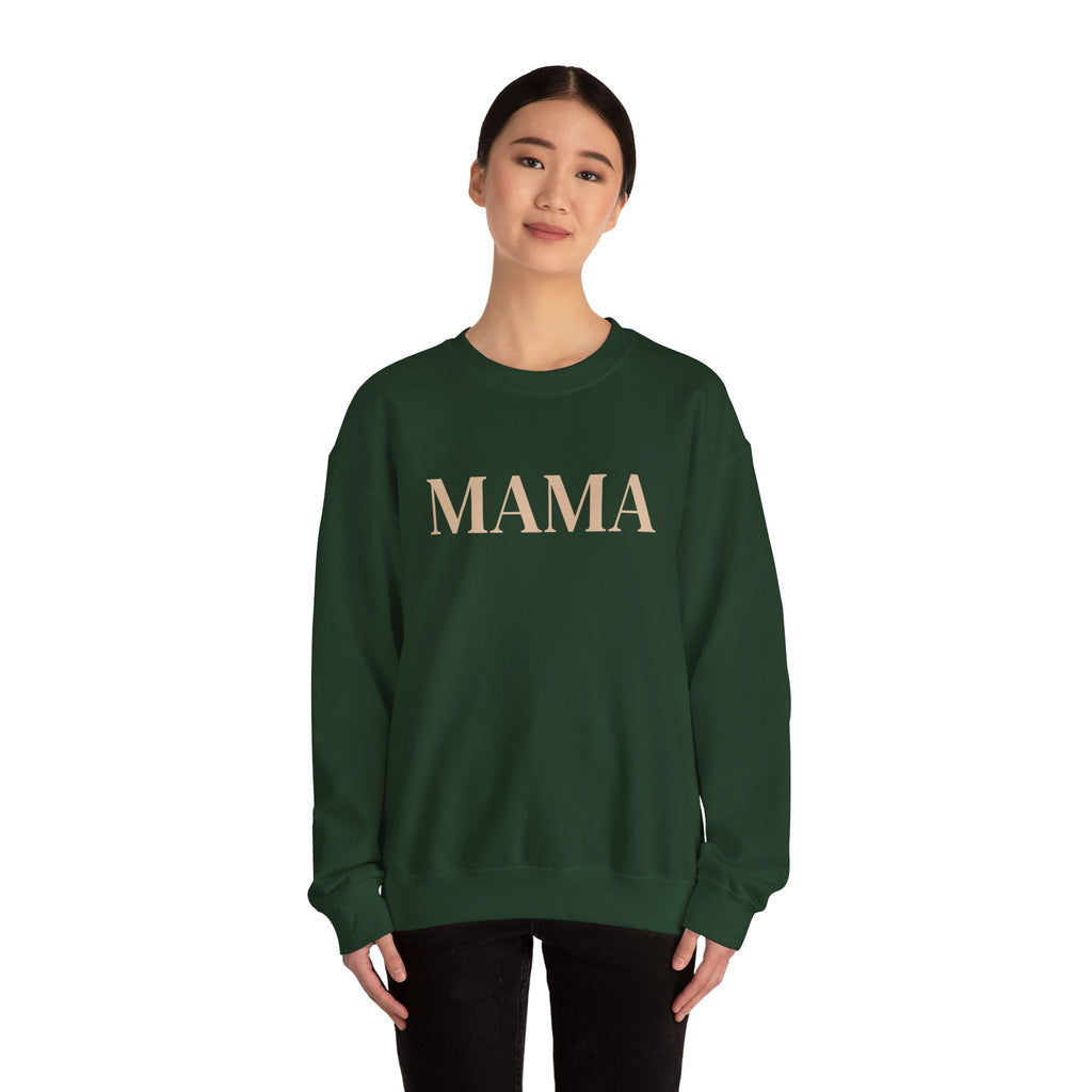Mama script sweatshirt | minimalist mama crewneck, mom shirt