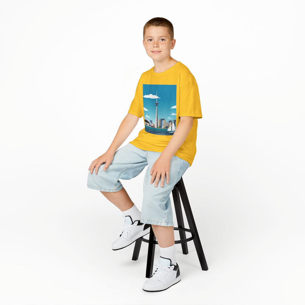 Toronto Skyline Kids Tee — CN Tower & Harbourfront Graphic Shirt