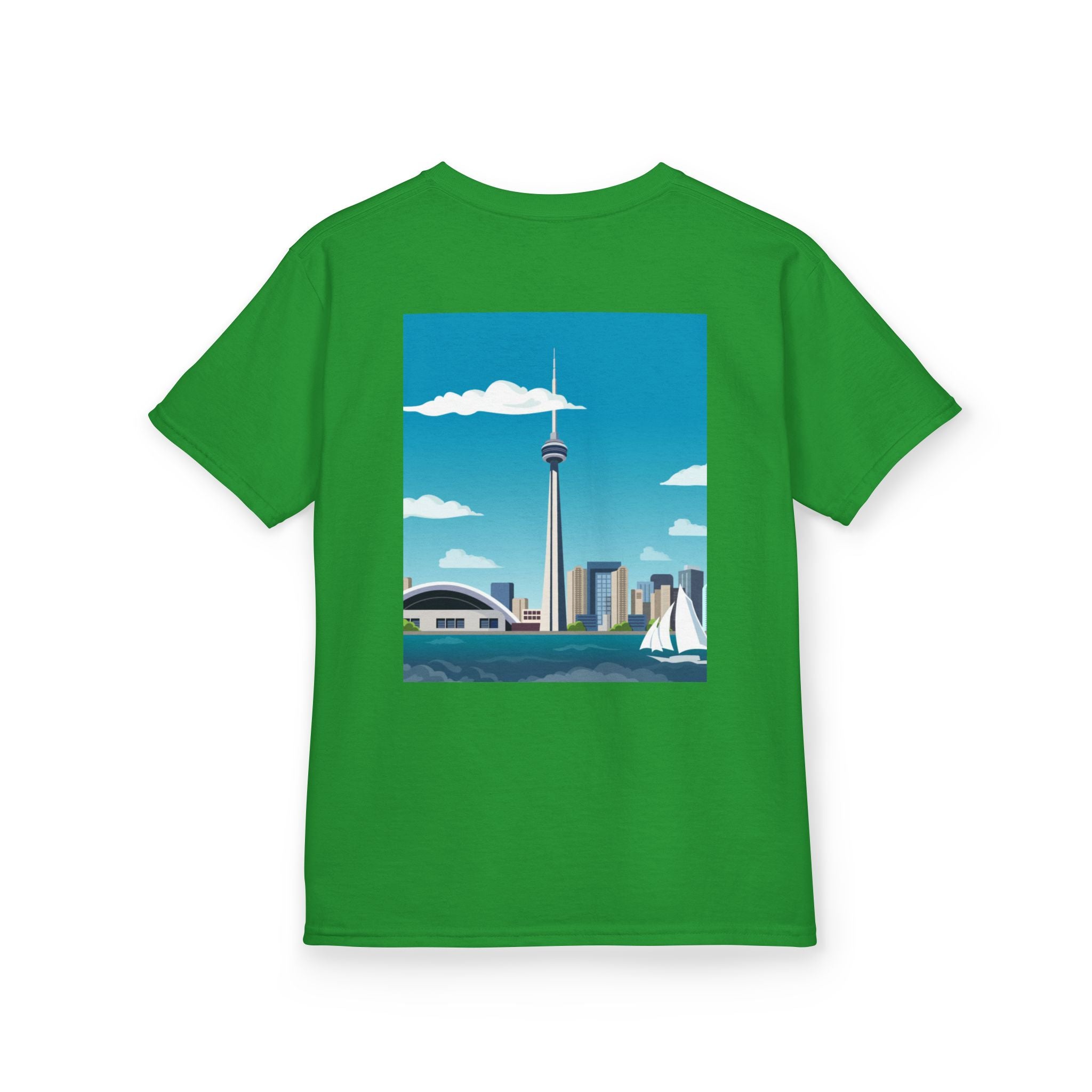 Toronto Skyline Kids Tee — CN Tower & Harbourfront Graphic Shirt