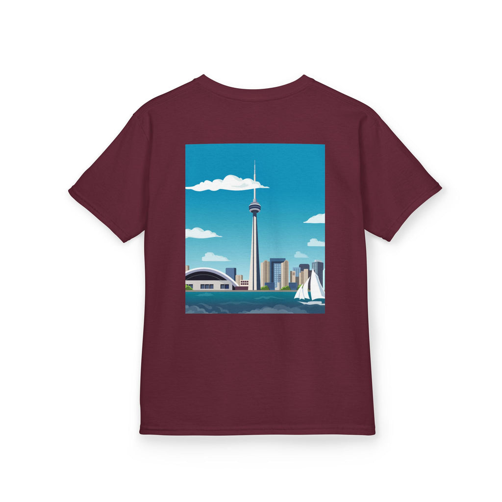 Toronto Skyline Kids Tee — CN Tower & Harbourfront Graphic Shirt