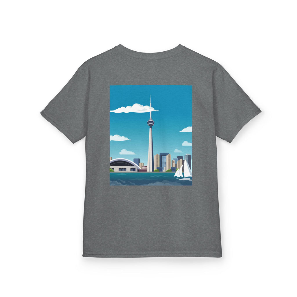 Toronto Skyline Kids Tee — CN Tower & Harbourfront Graphic Shirt