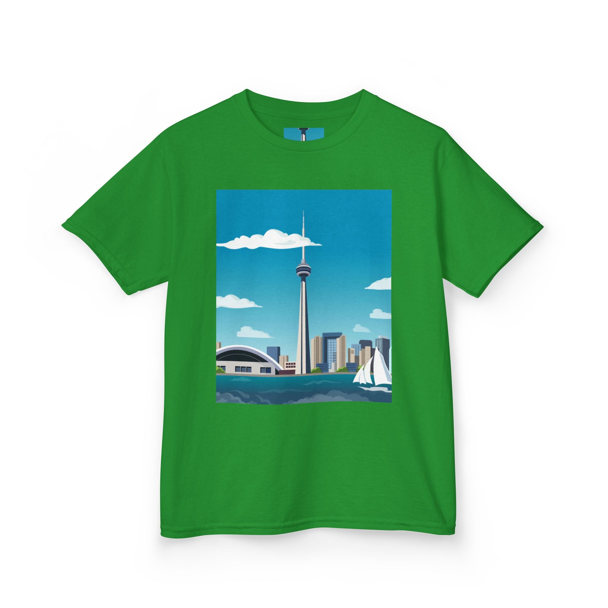 Toronto Skyline Kids Tee — CN Tower & Harbourfront Graphic Shirt