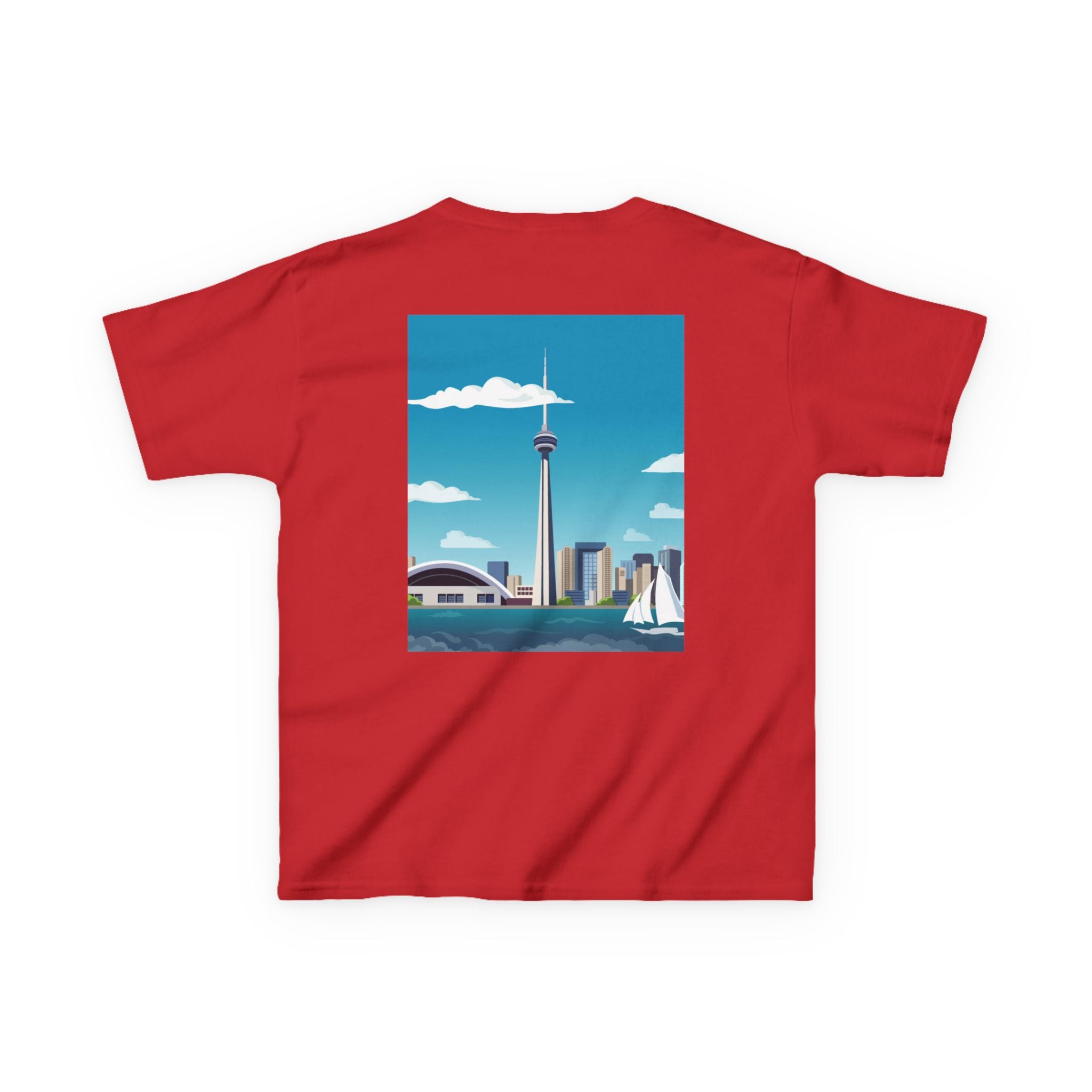 Toronto Skyline Kids Tee — CN Tower & Harbourfront Graphic Shirt