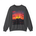 Sunset Skyline Crewneck Sweatshirt — Toronto CN Tower Silhouette Graphic