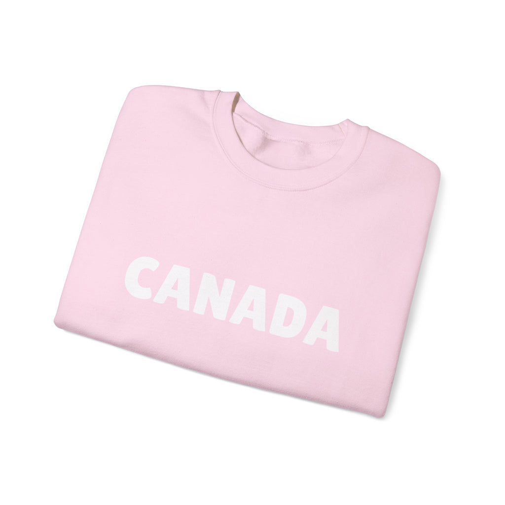 Canada Crewneck Sweatshirt — Bold Canada Text Pullover