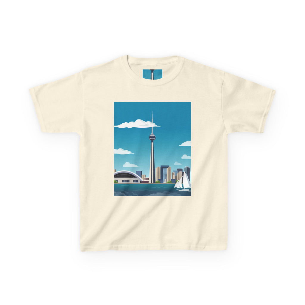 Toronto Skyline Kids Tee — CN Tower & Harbourfront Graphic Shirt