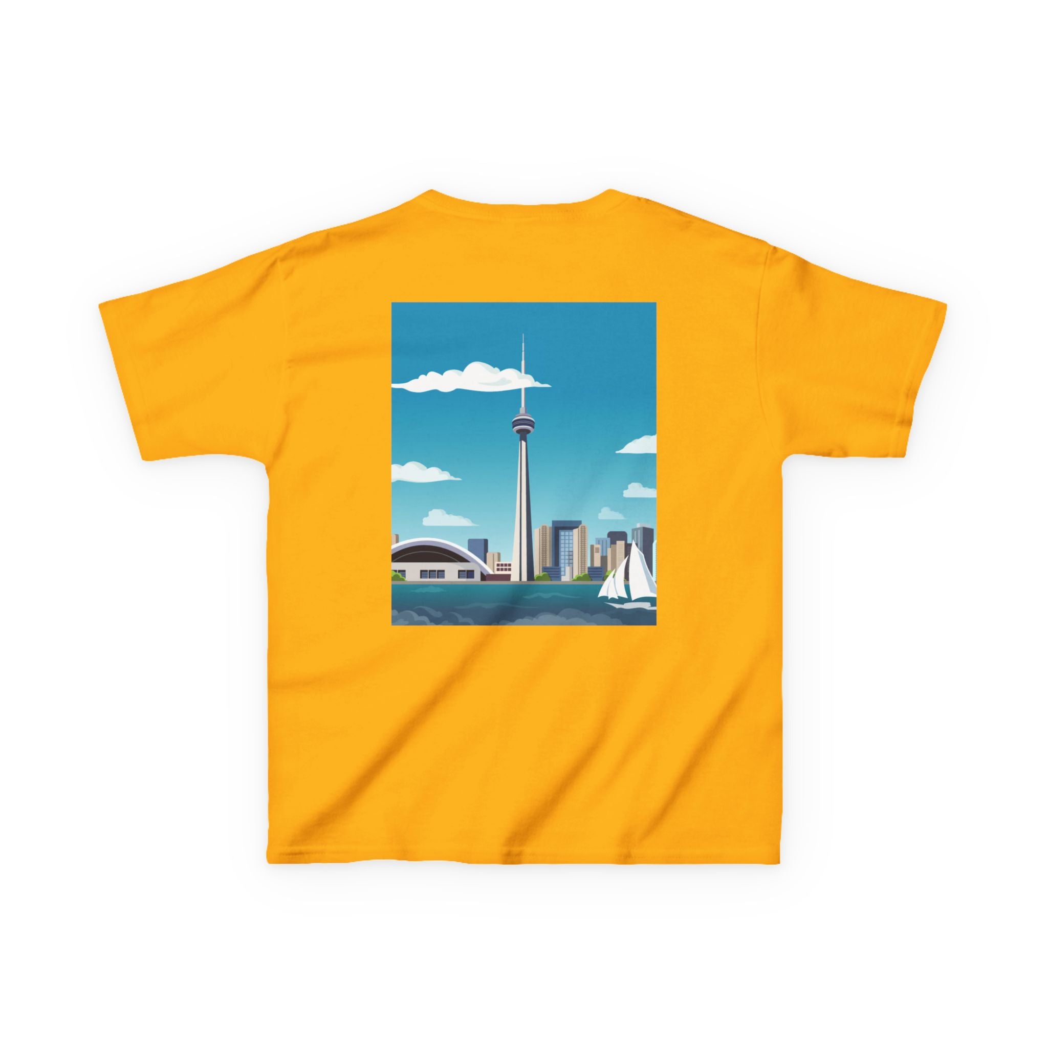 Toronto Skyline Kids Tee — CN Tower & Harbourfront Graphic Shirt