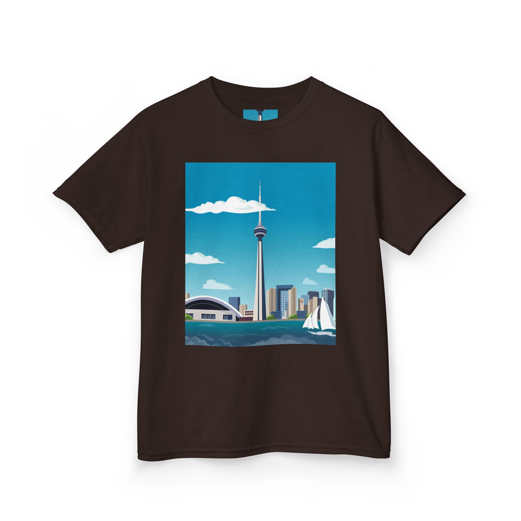 Toronto Skyline Kids Tee — CN Tower & Harbourfront Graphic Shirt
