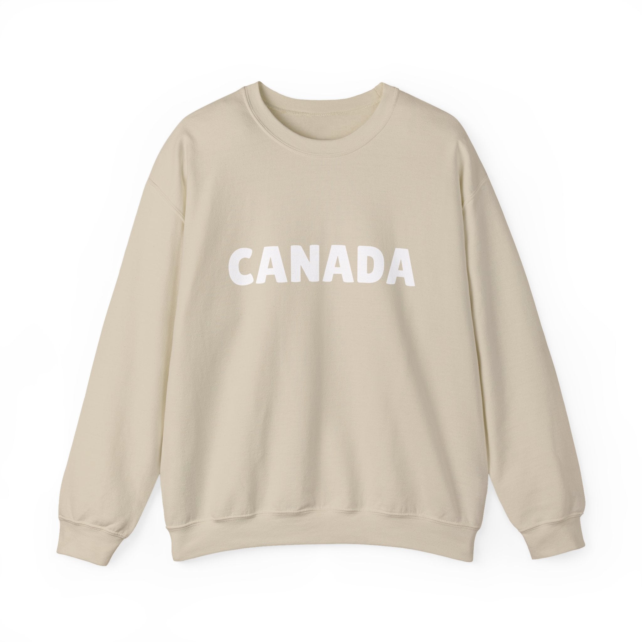 Canada Crewneck Sweatshirt — Bold Canada Text Pullover